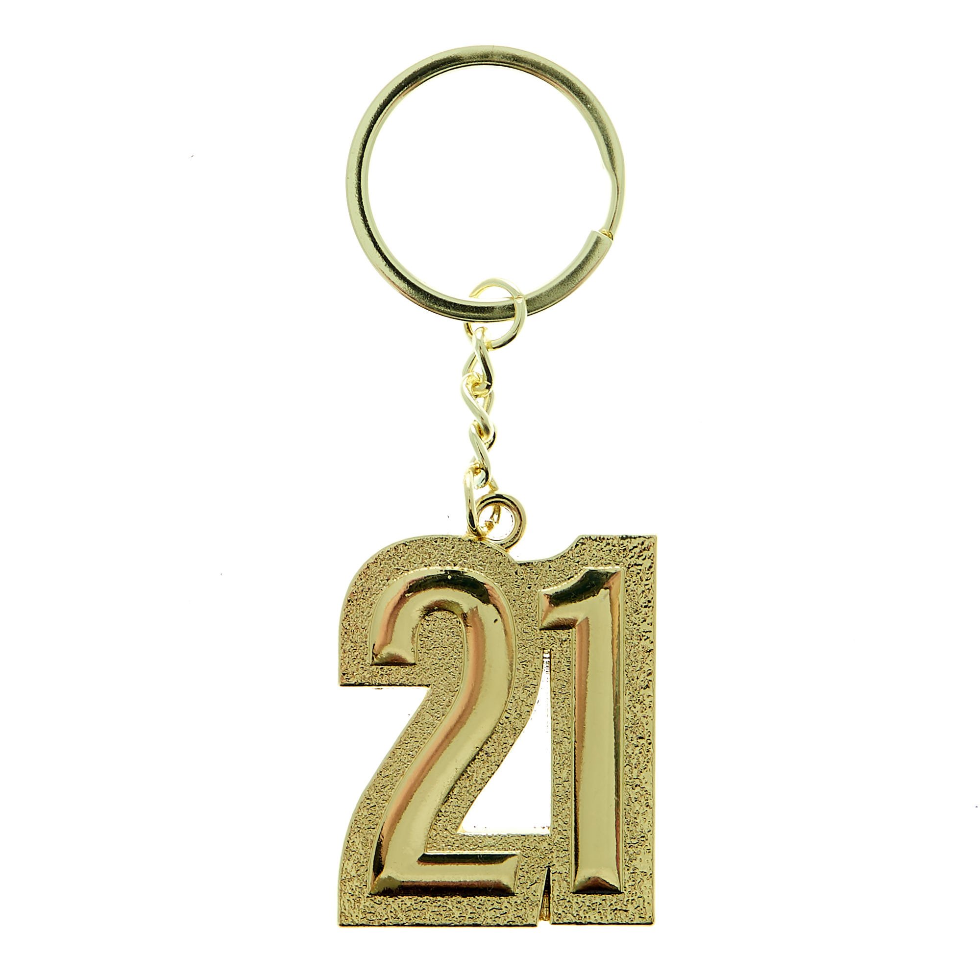 21st Birthday Keyring