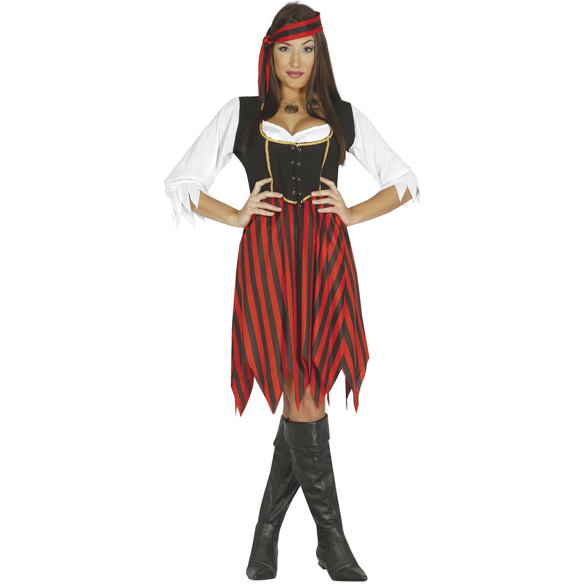 Overseas Pirate Dress Adult Fancy Dress Costume 