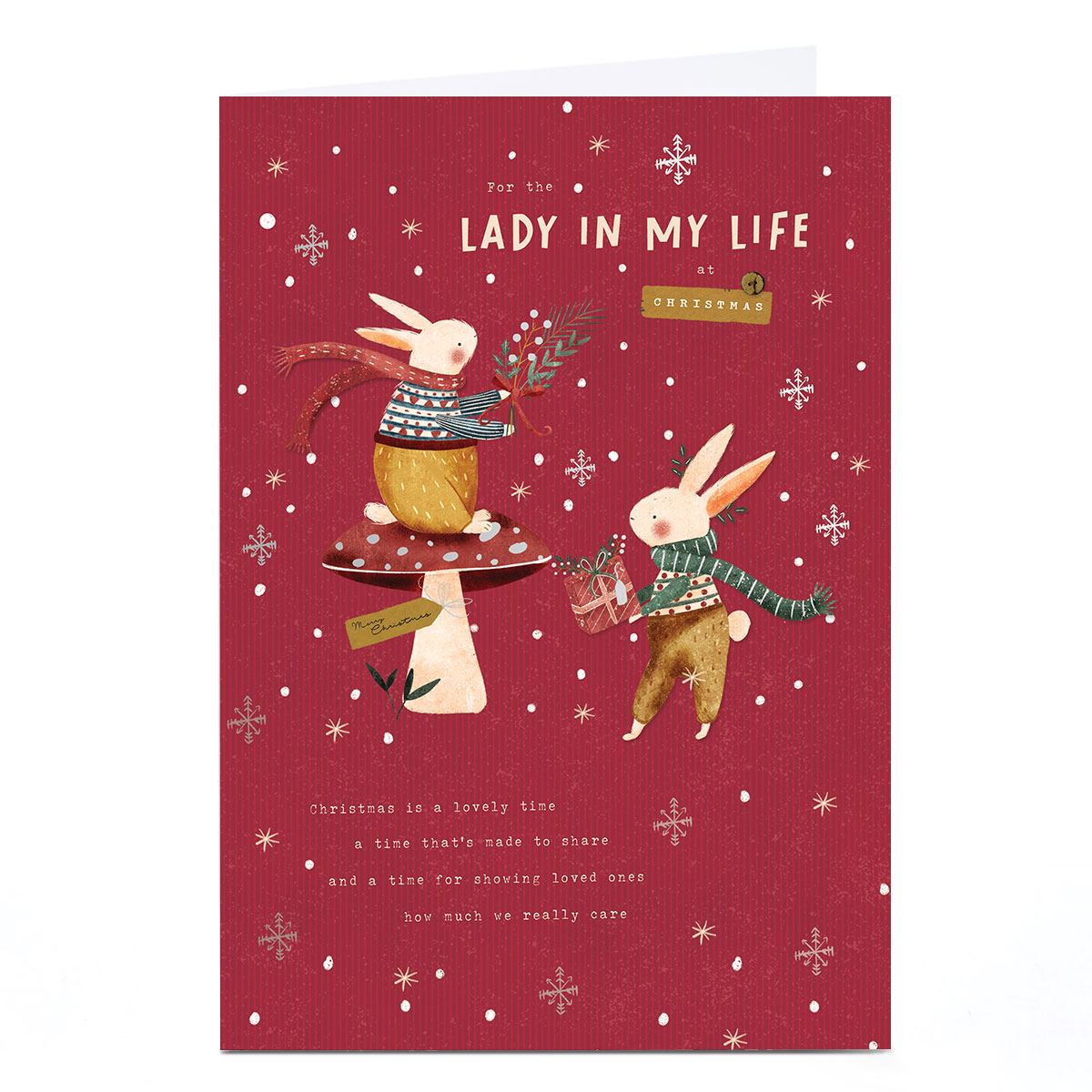 Christmas Card - For The Lady In My Life