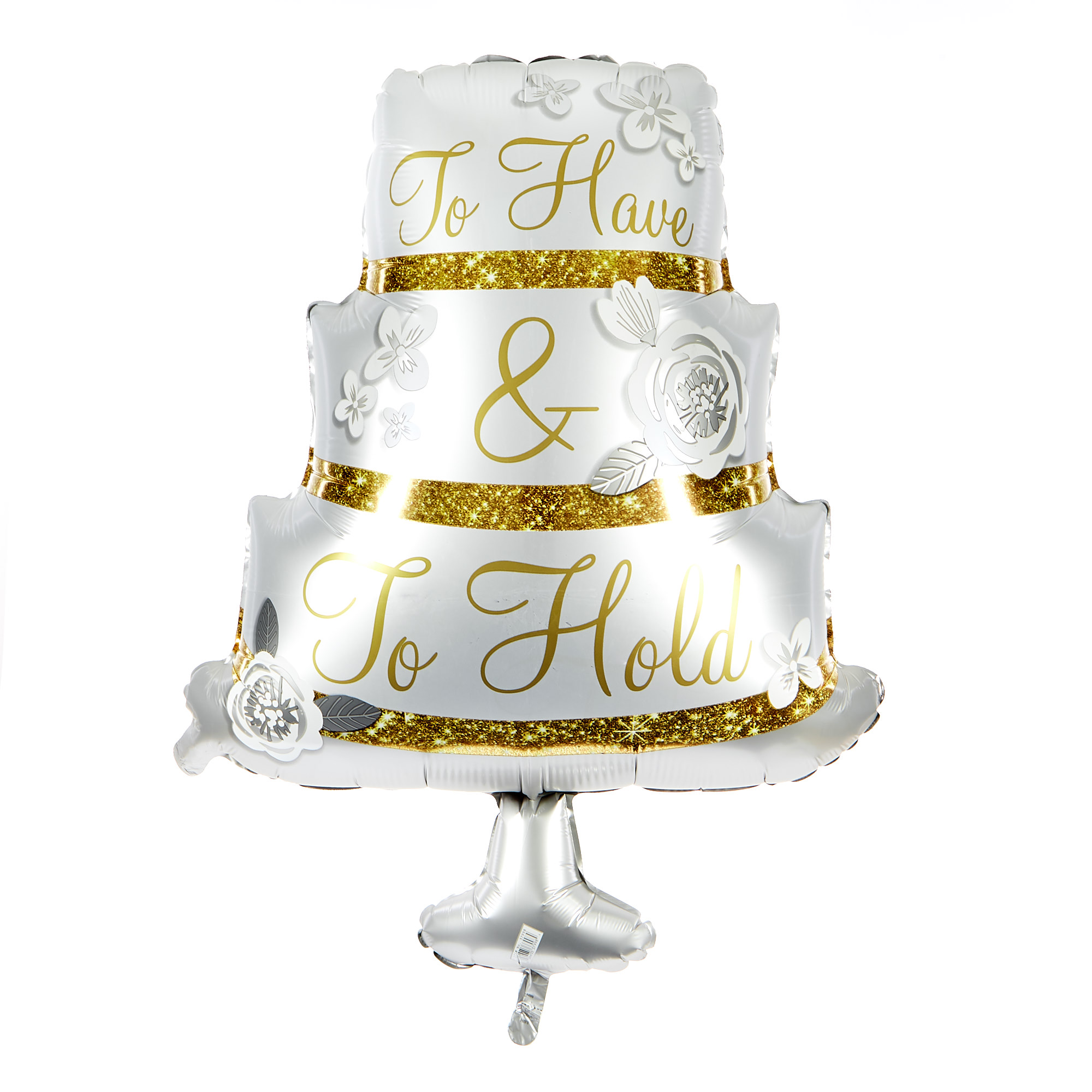Large To Have & To Hold 28-Inch Foil Helium Wedding Balloon