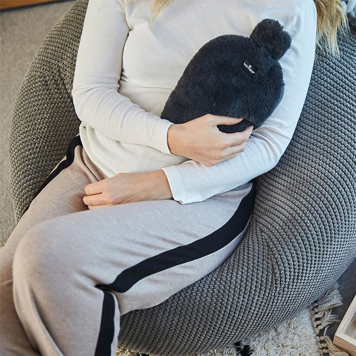 Warmies Hot Water Bottle - Charcoal