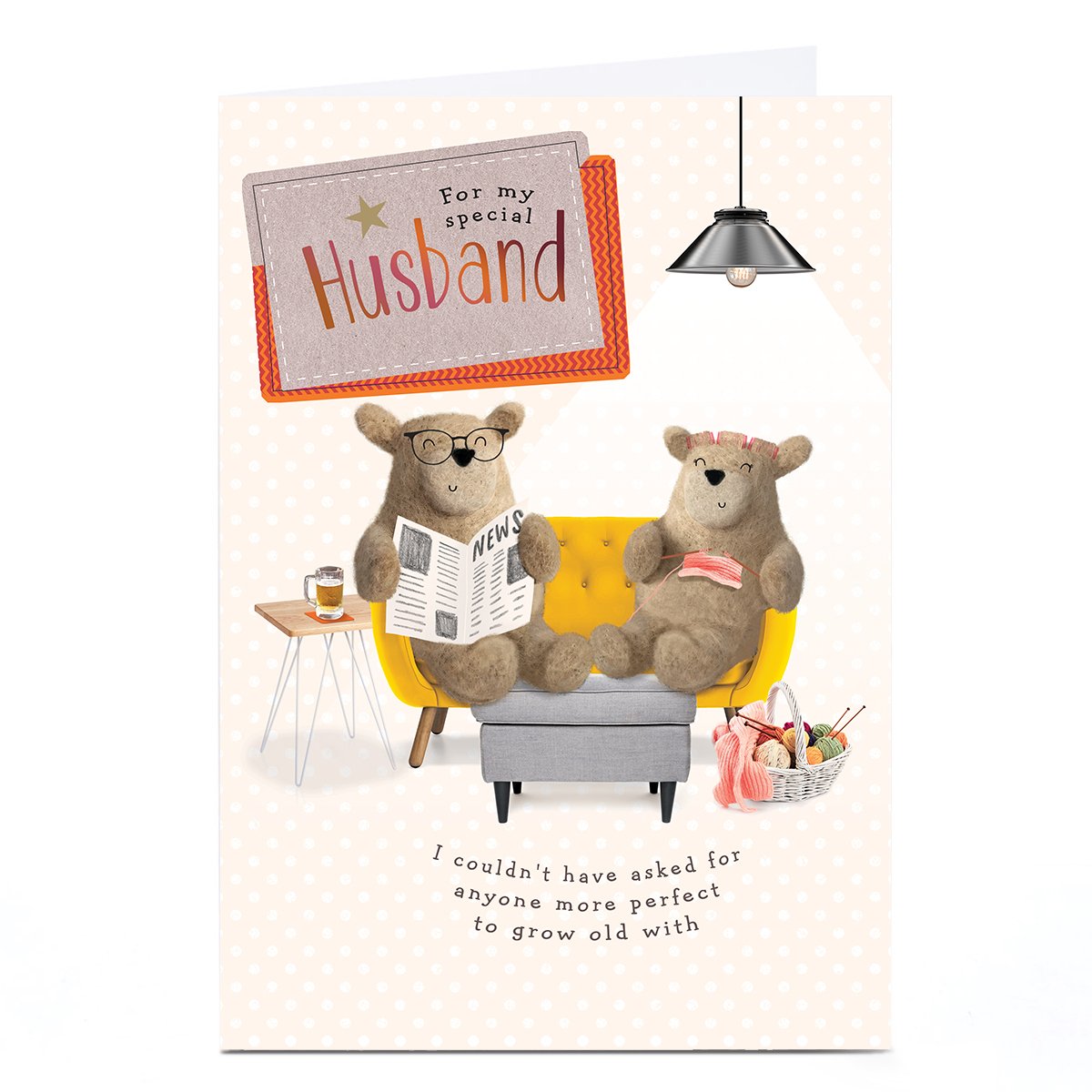 Personalised Birthday Card - Perfect To Grow Out With, Husband