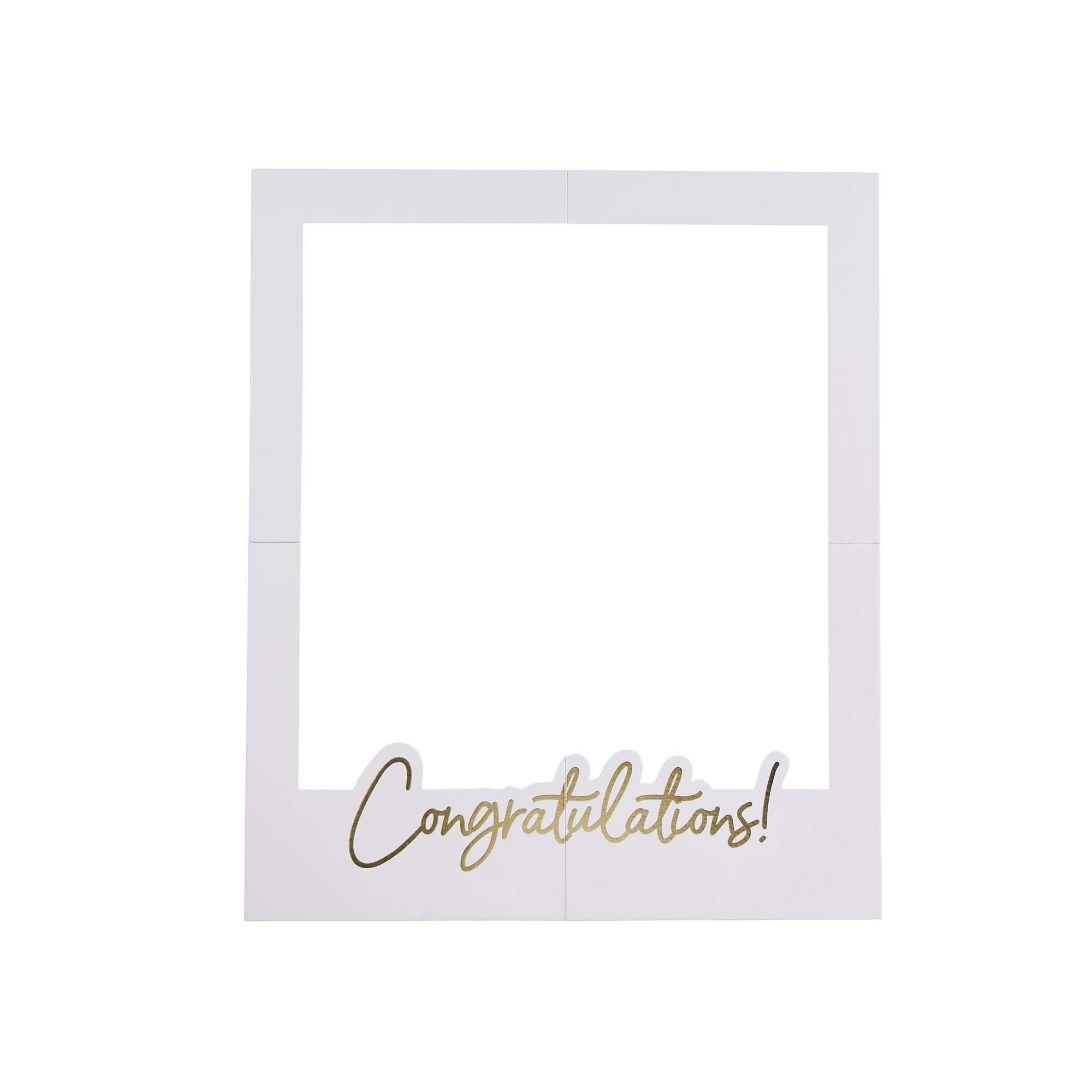 Congratulations Customisable Photo Frame & Sticker Sheet