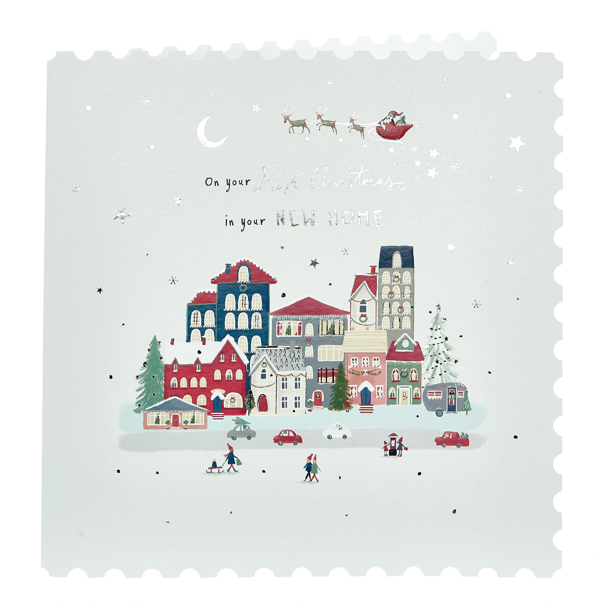Platinum Christmas Card - 1st In Your New Home