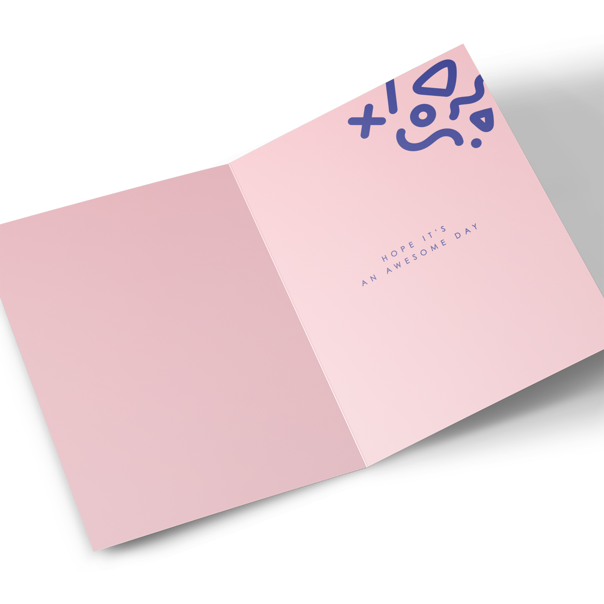 Birthday Card - Pink and Purple Squiggles, Sister