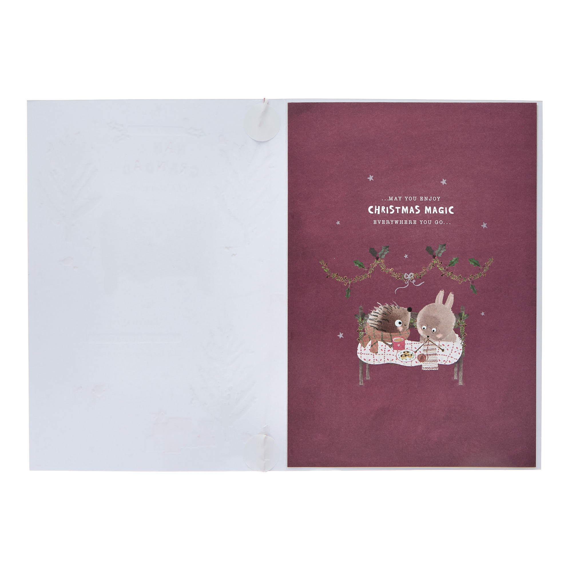Nan & Grandad Woodland Creatures Christmas Card