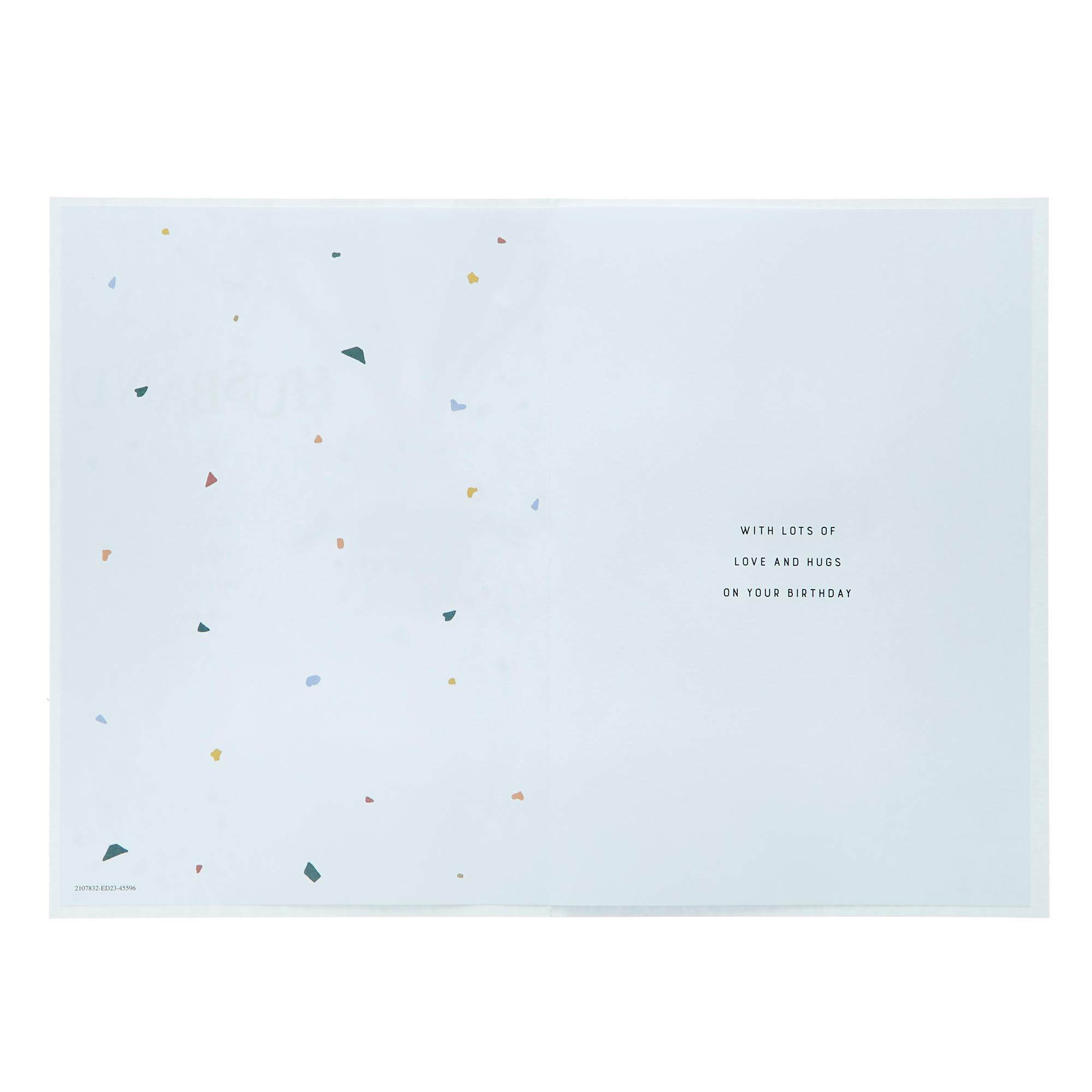 Husband Love Is In The Air Hugs Birthday Card