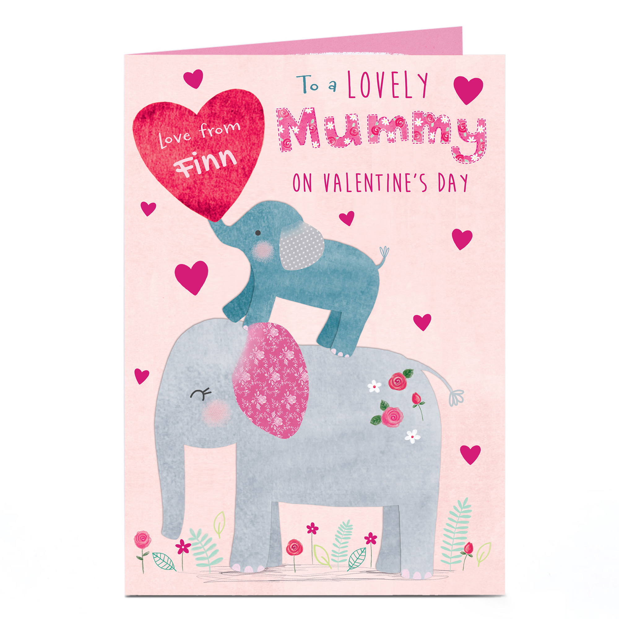 Personalised Valentine's Card - Lovely Mummy