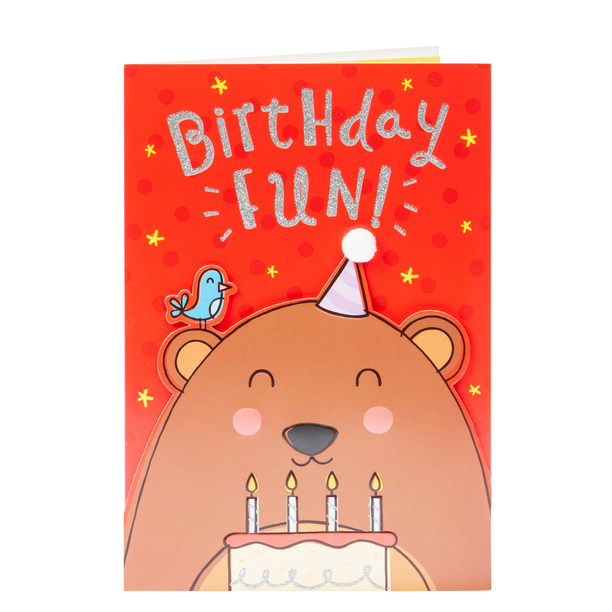 Birthday Card - Birthday Fun Bear