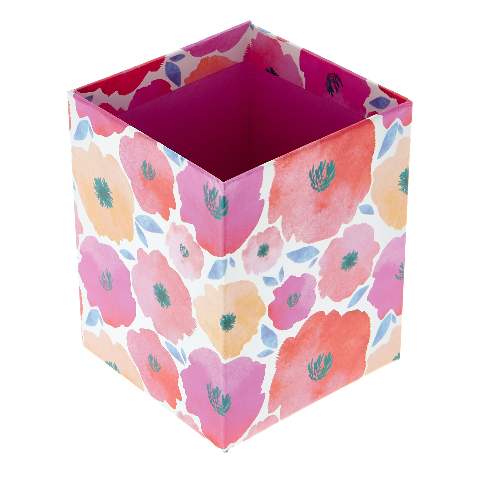 Painted Floral Gift Boxes - Set Of 4