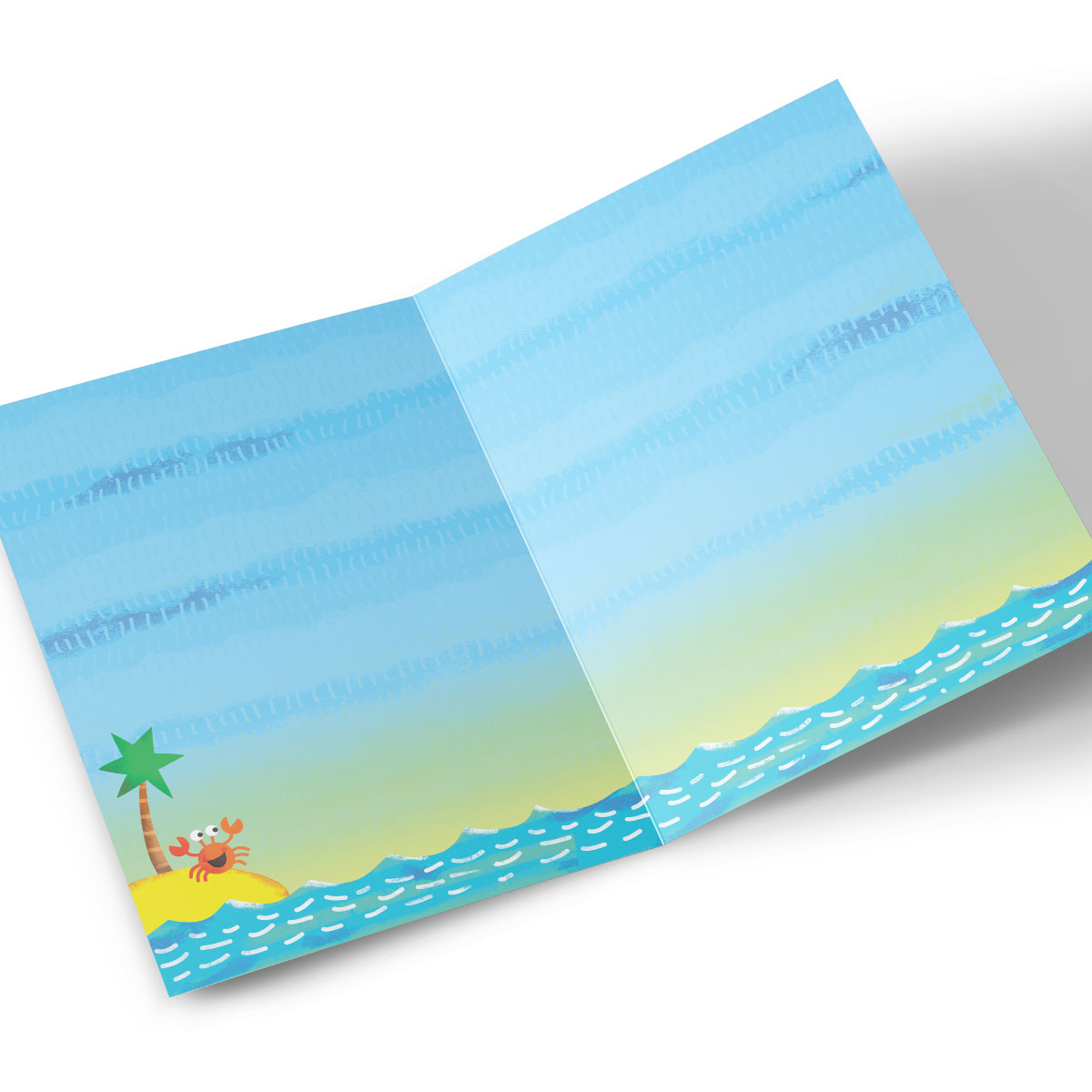 Photo Birthday Card - Sunshine & Sea, Any Age