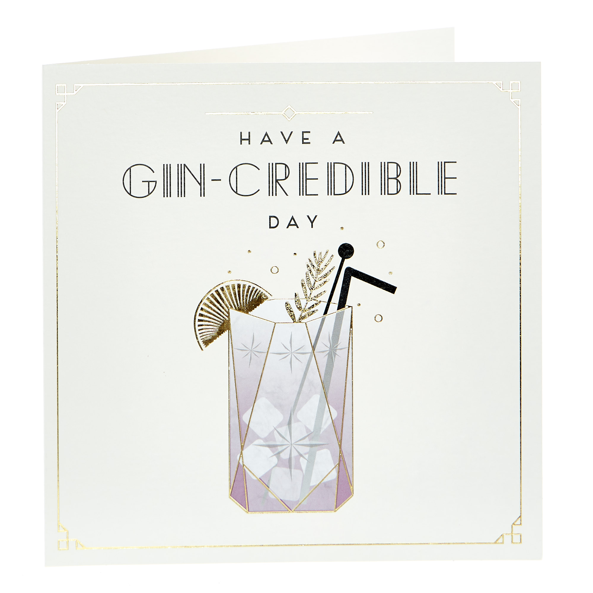 Birthday Card - Have A Gin-Credible Day