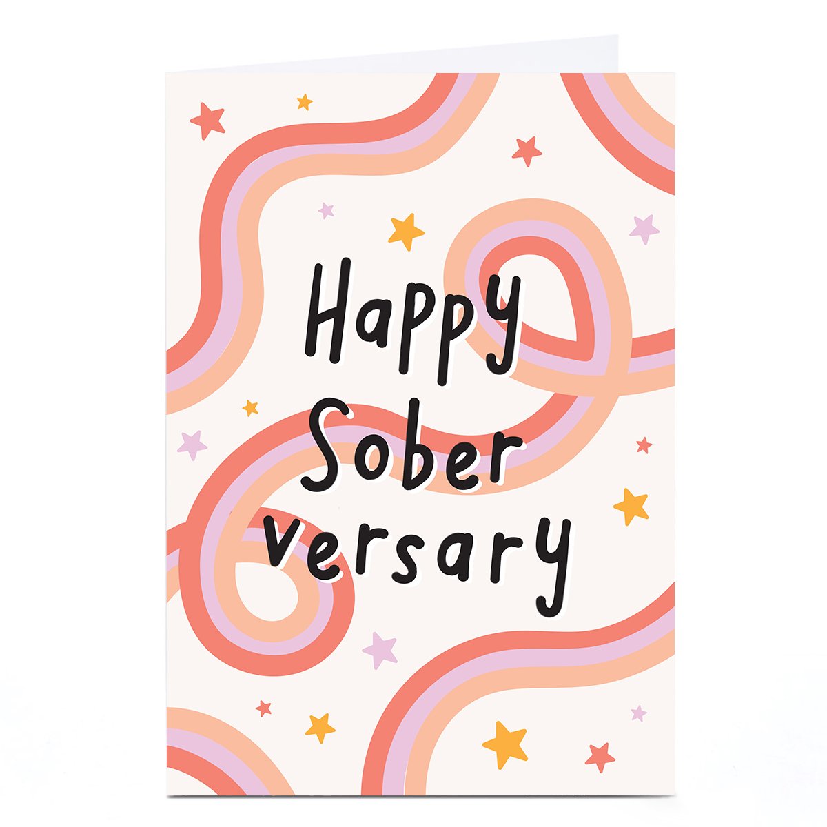Personalised Card - Sober-Anniversary
