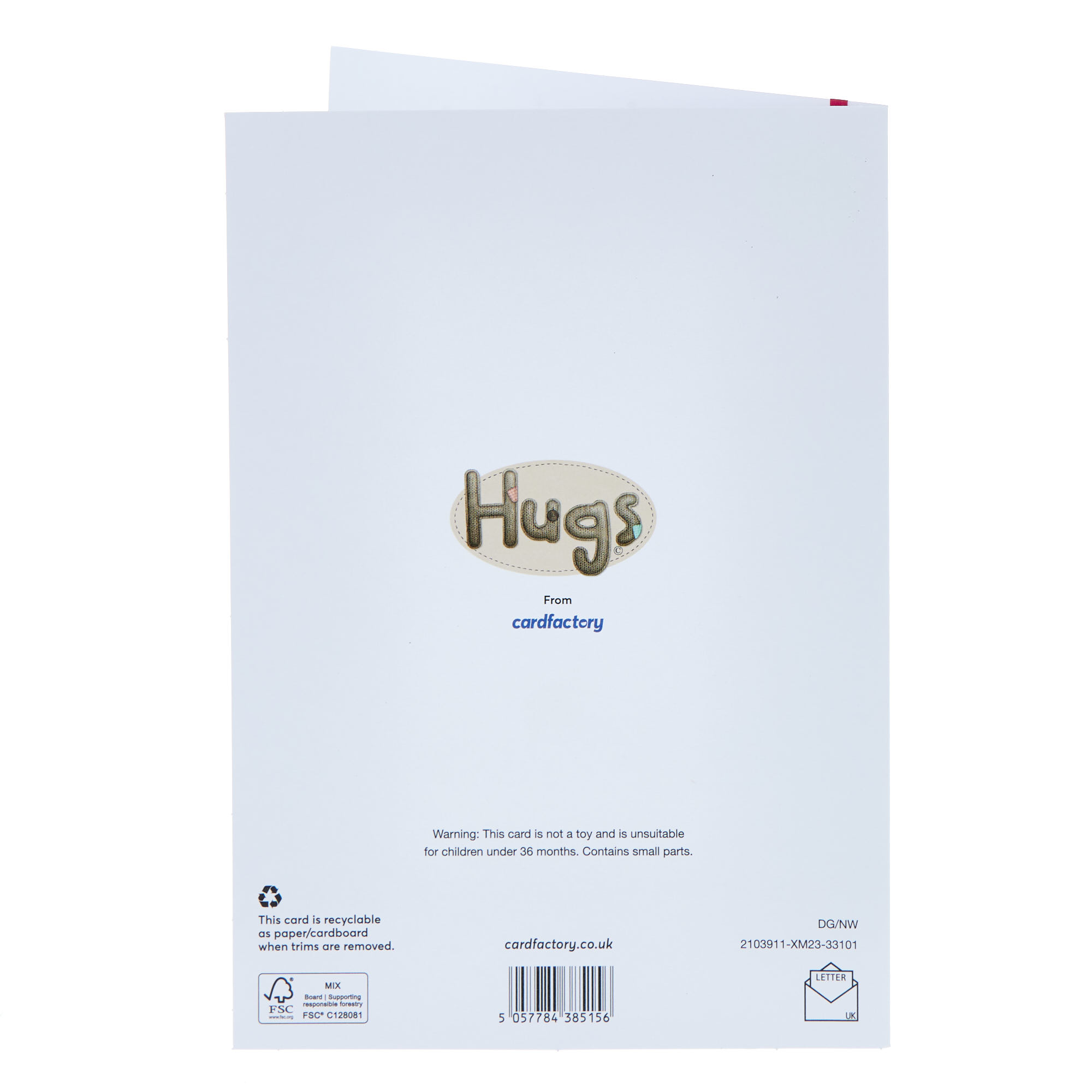 Mum & Dad Hugs Sketch Christmas Card