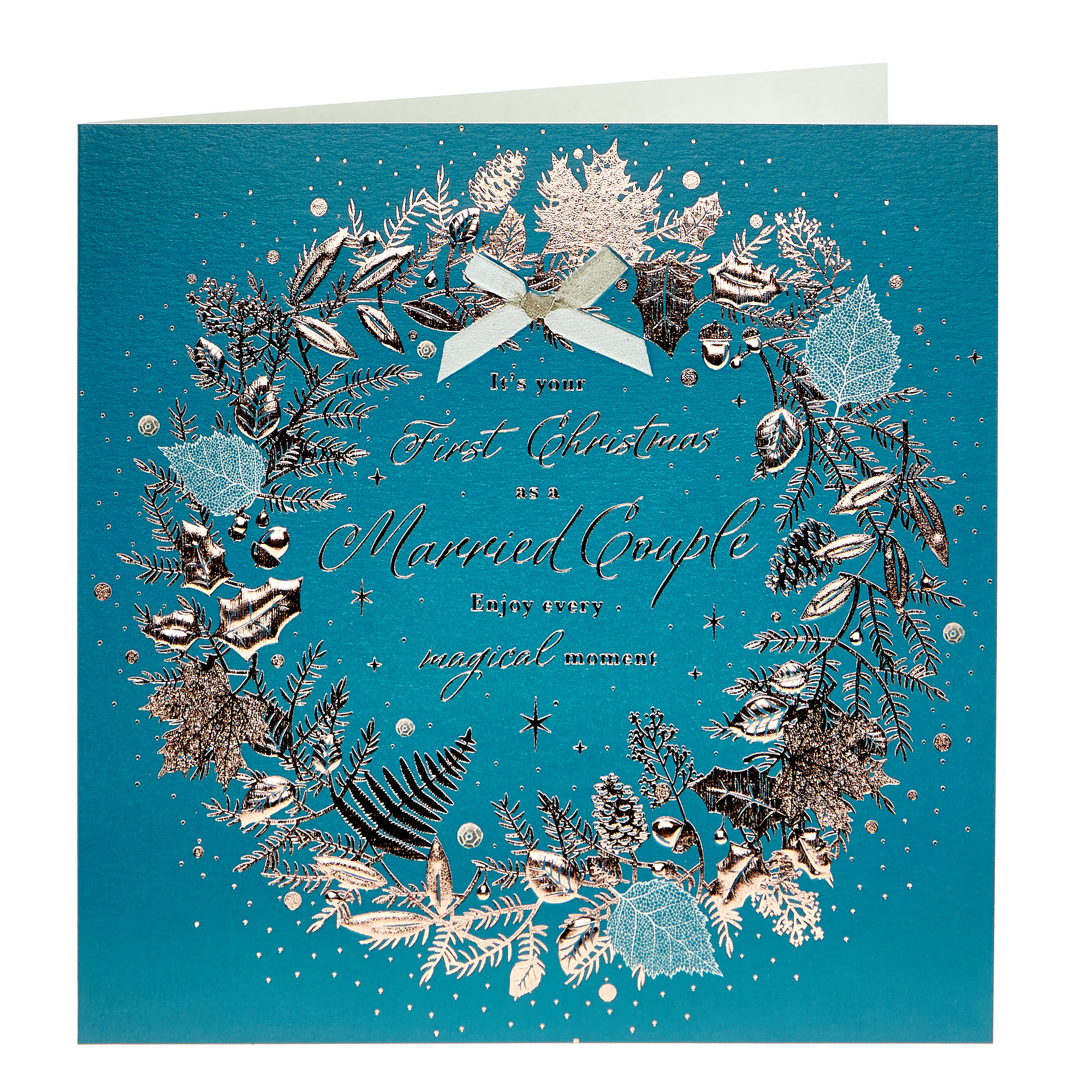 Platinum Christmas Card - 1st Christmas Married