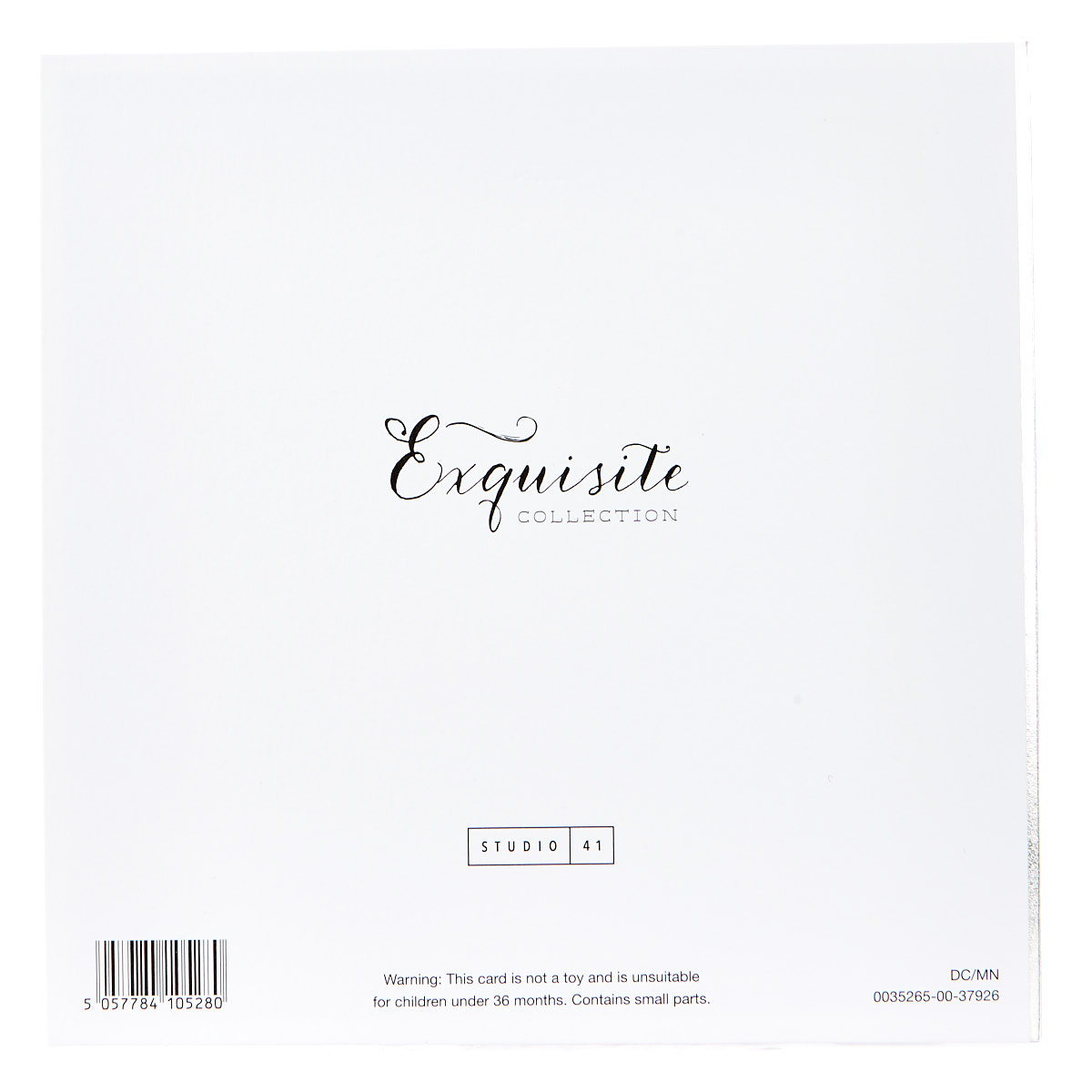 Exquisite Collection 40th Birthday Card - Any Male Recipient (Stickers Included)