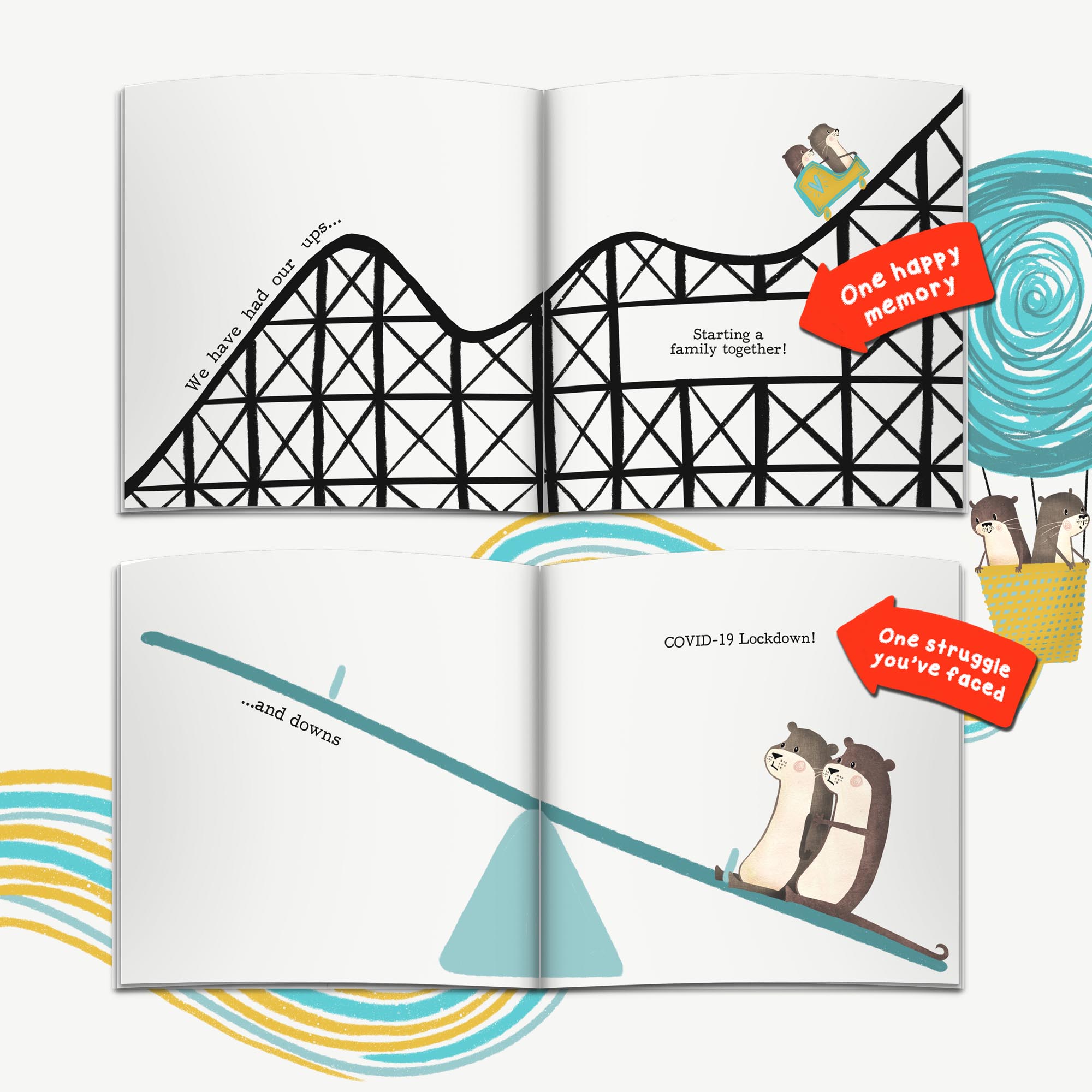 Personalised Our Journey Book for Couples