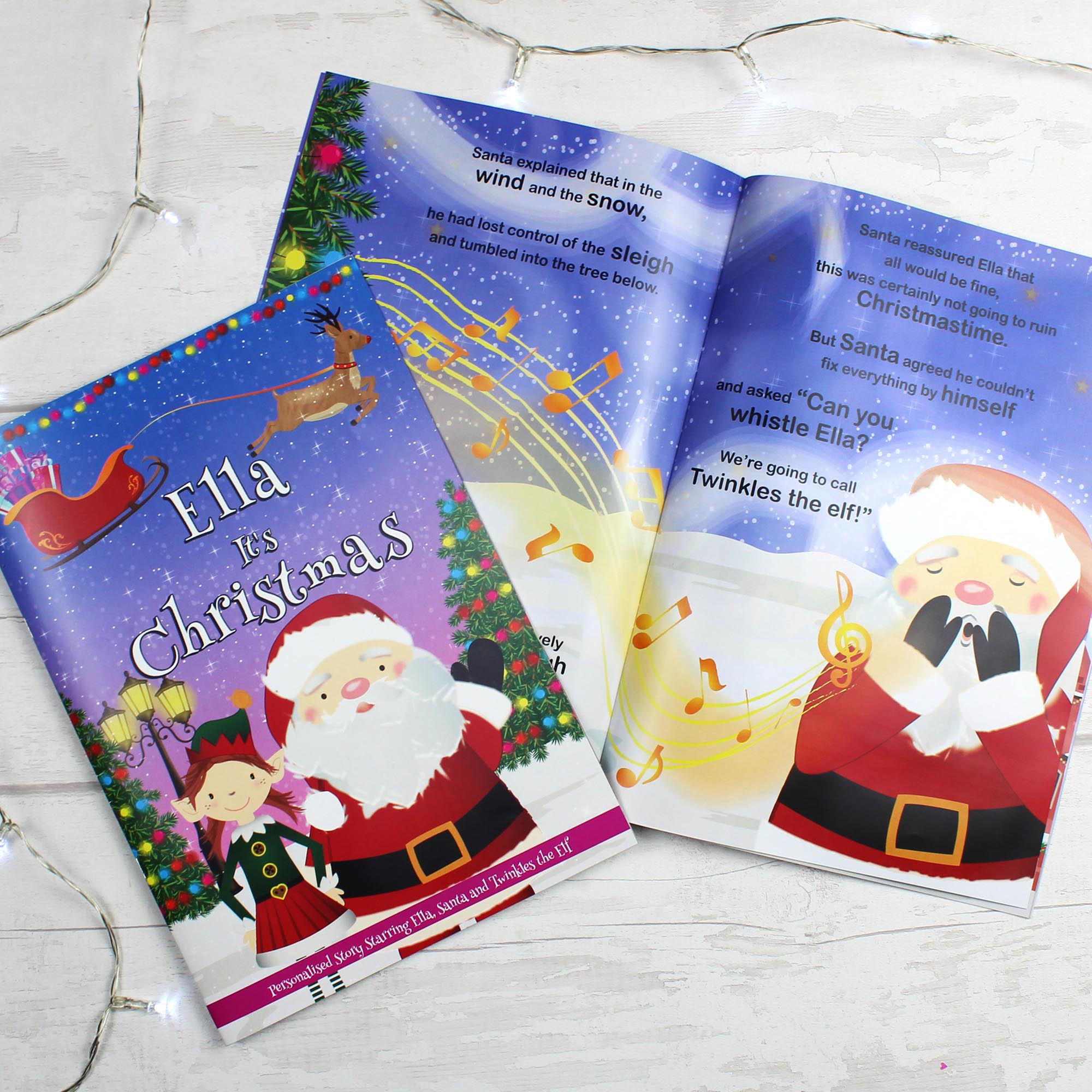 Personalised Girl's It's Christmas Story Book,  Personalised Girl's It's Christmas Story Book