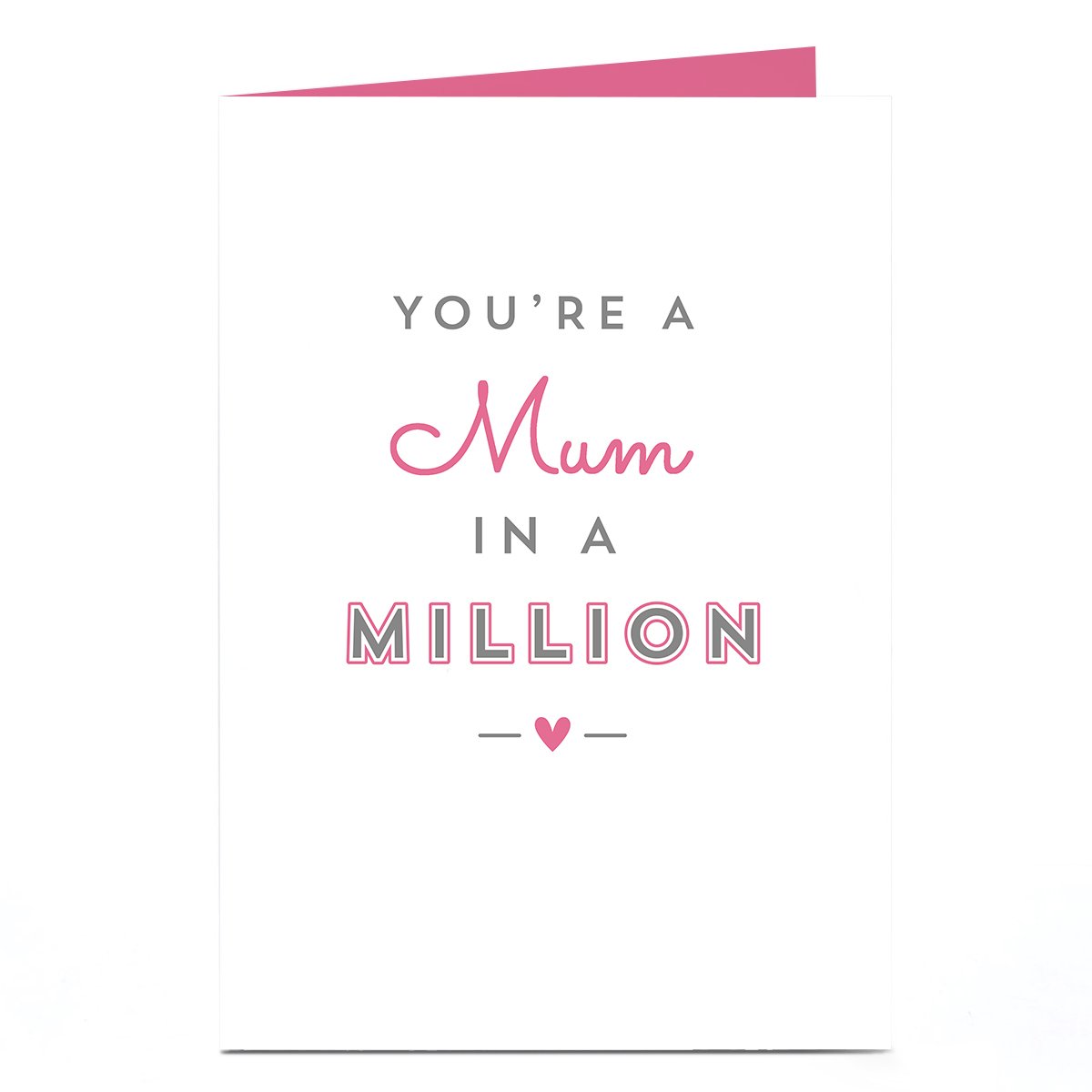  Personalised Mother's Day Card - In a Million