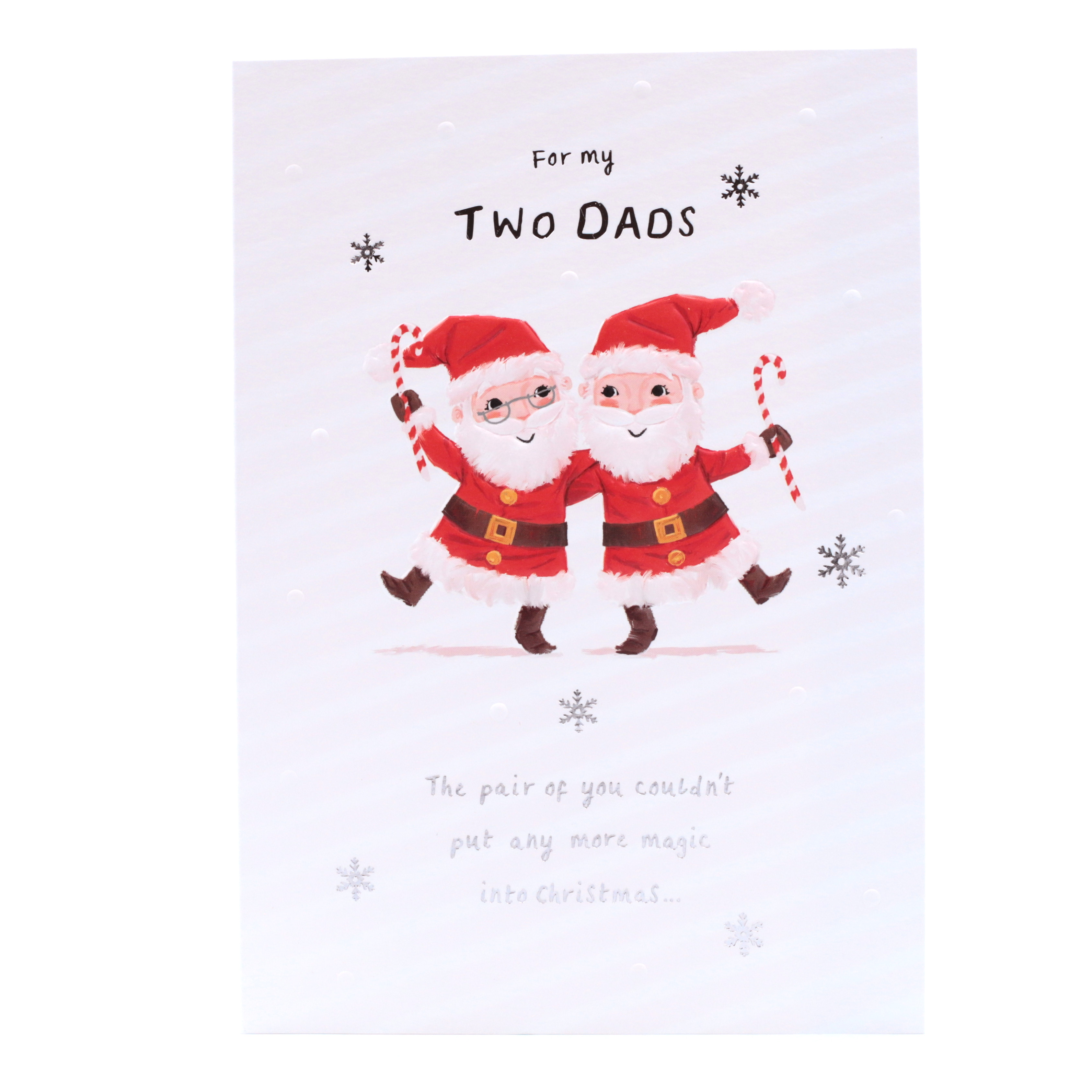 Christmas Card - Two Dads, Two Santas