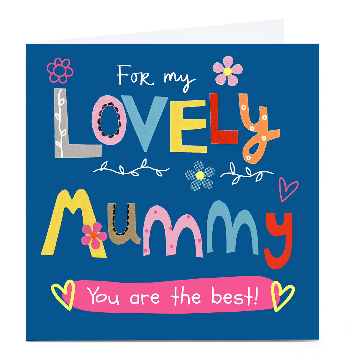 Personalised Lindsay Loves To Draw Card - Lovely Mummy