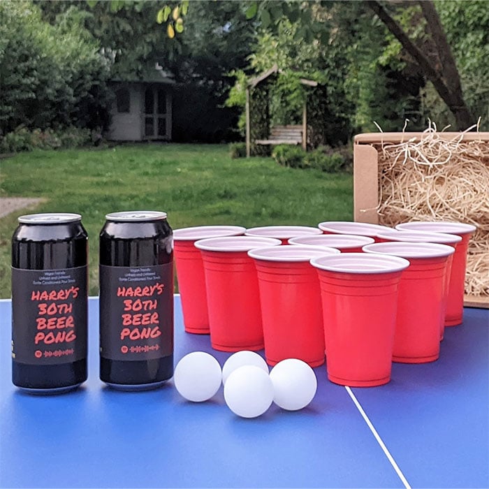 Personalised Beer Pong Gift Box