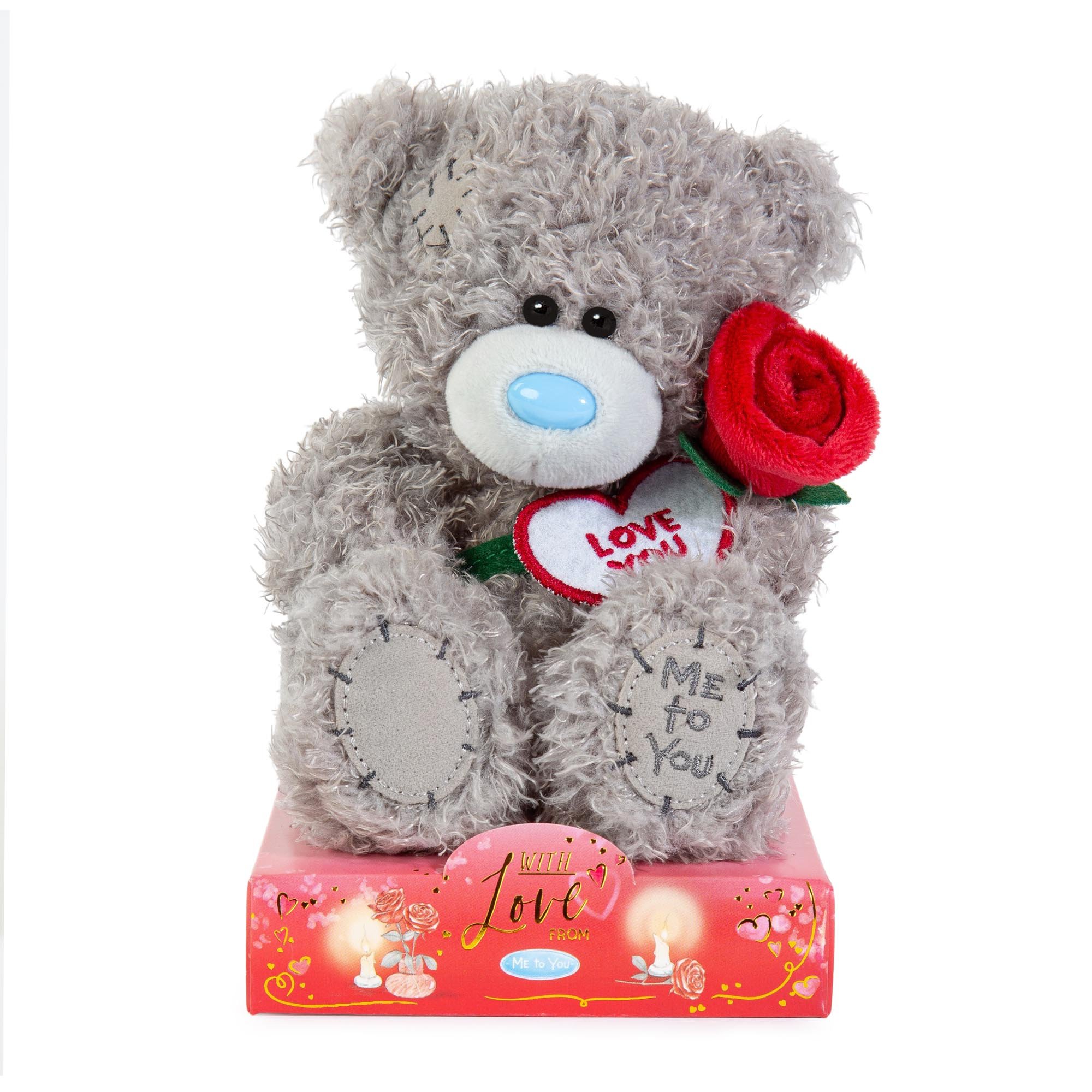 Tatty Teddy Red Rose Love You Plush