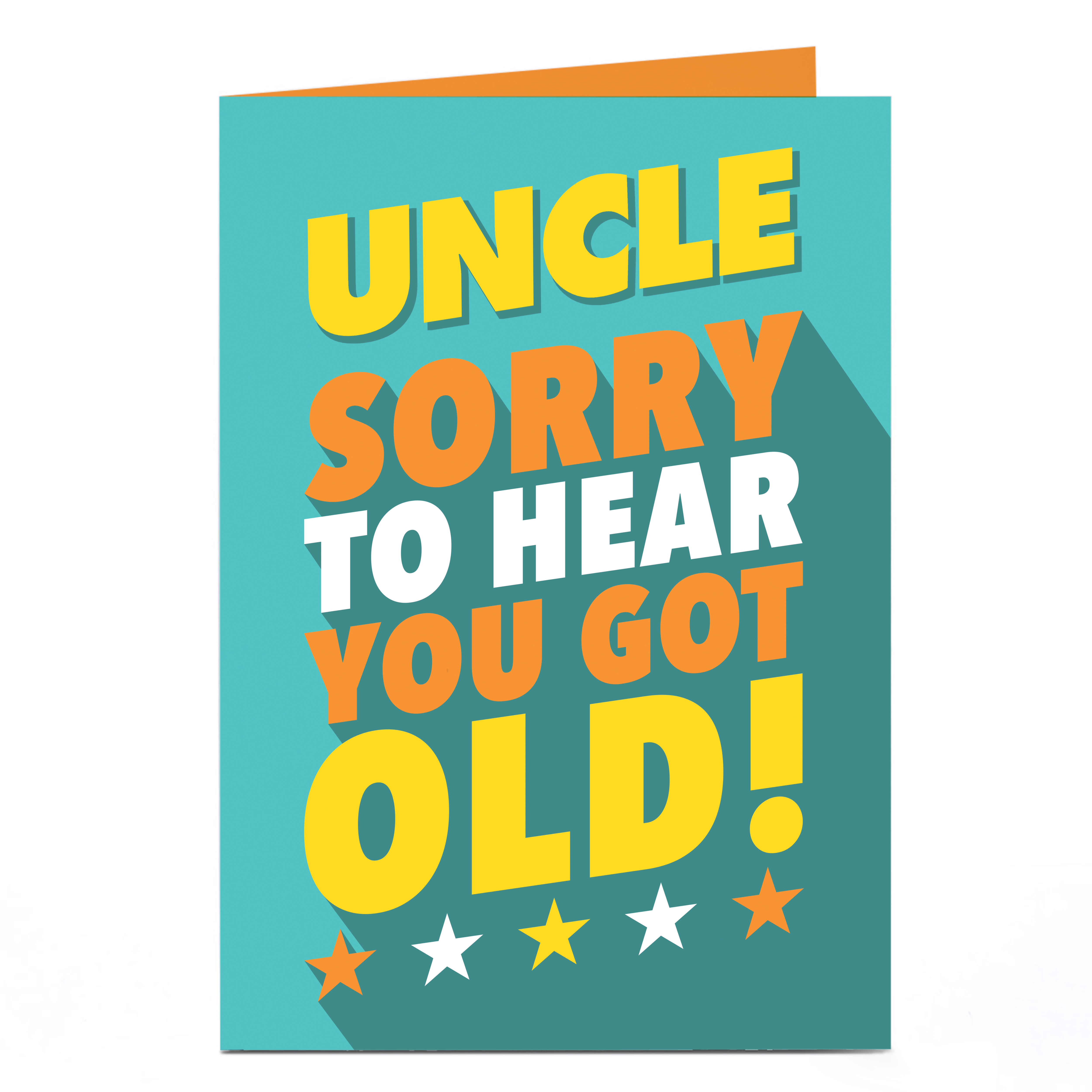 Personalised Birthday Card - You Got Old, Any Relation