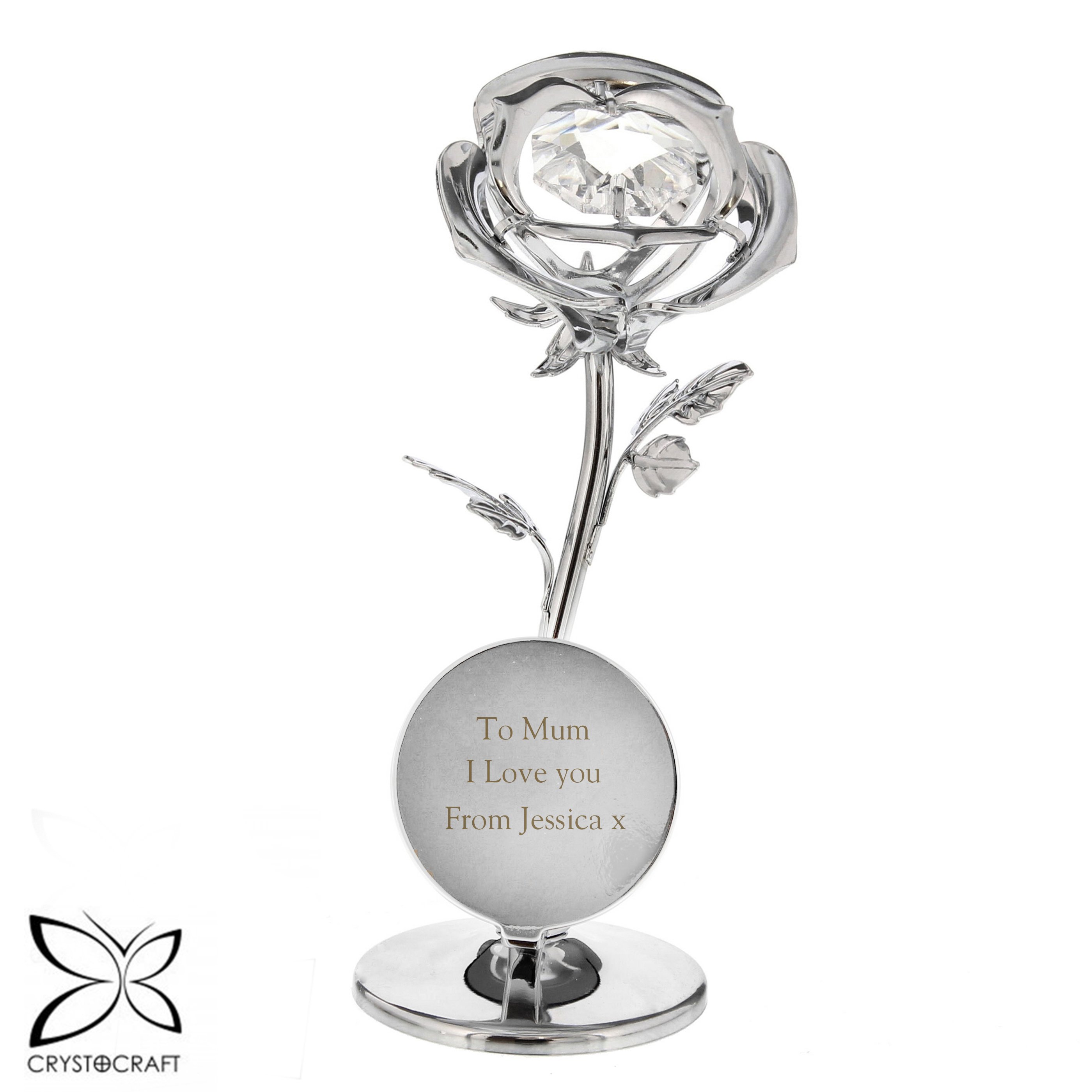 Romantic Rose Ornament,