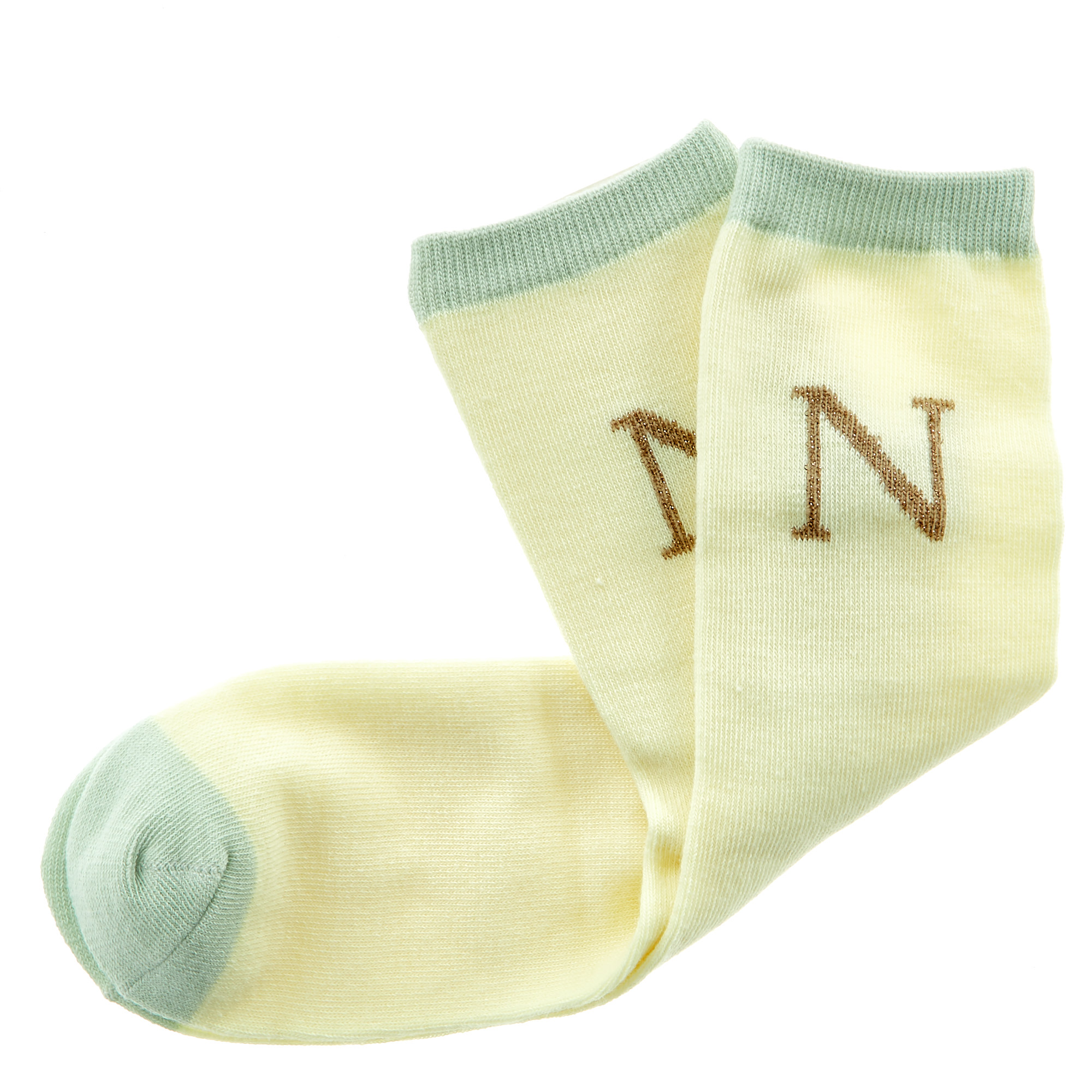 Letter N Socks
