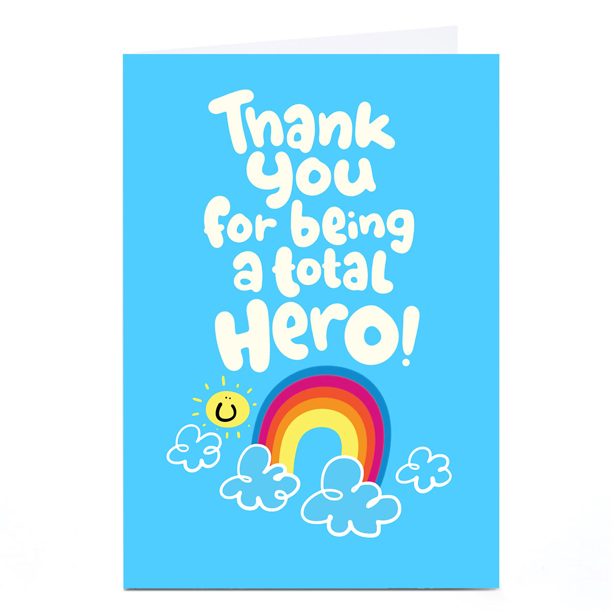 Personalised Fruitloops Thank You Card - A Total Hero!