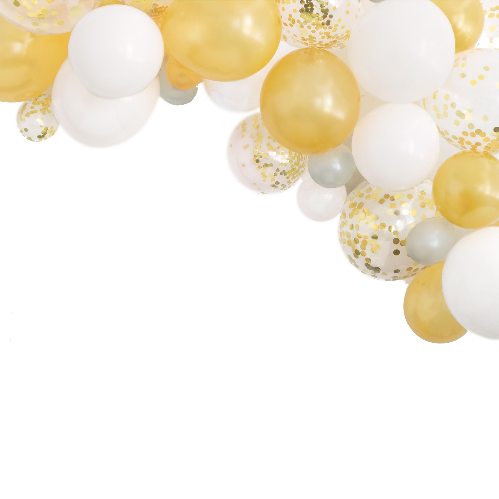 Gold & White Party Accessories Kit