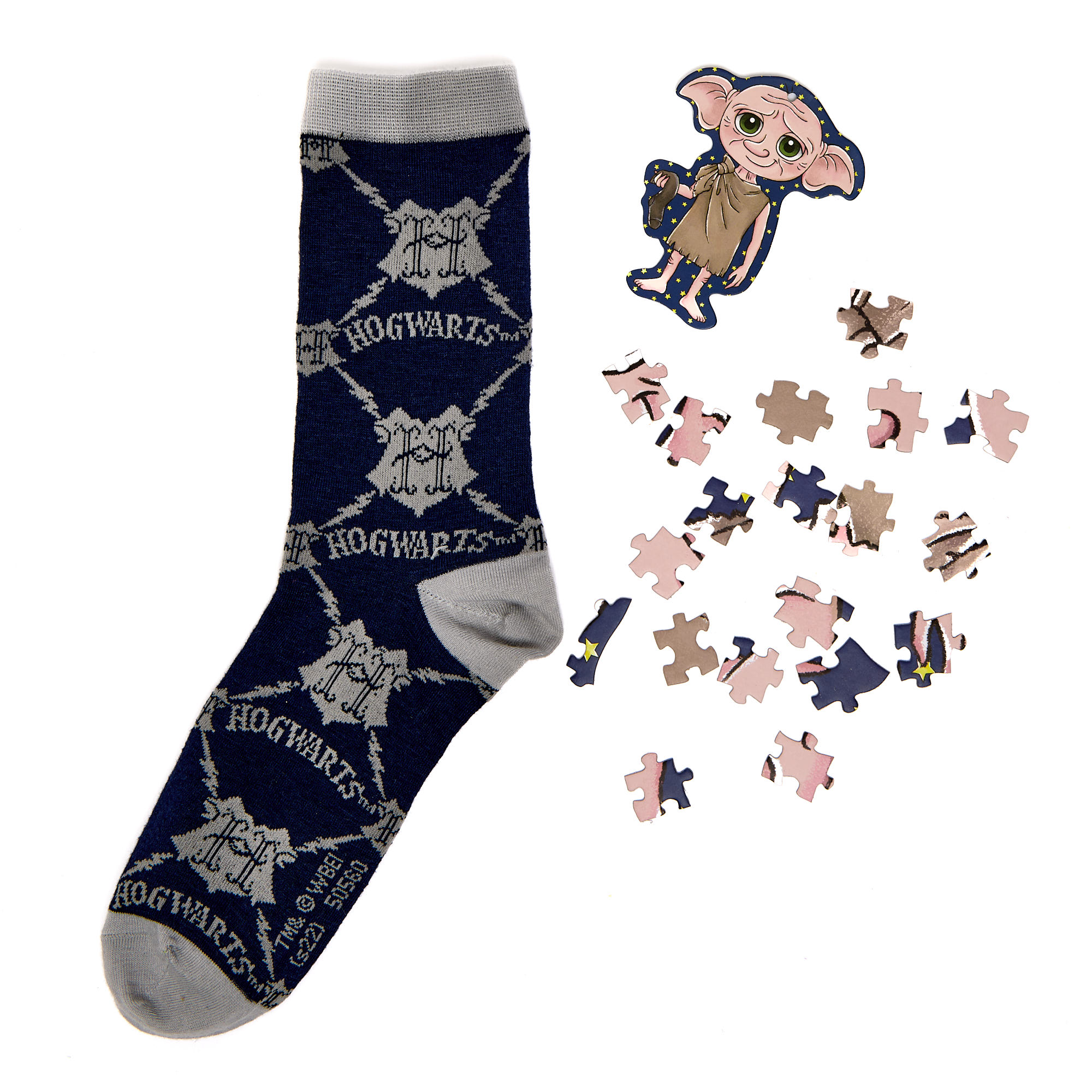Harry Potter Dobby Sock & 250-Piece Jigsaw