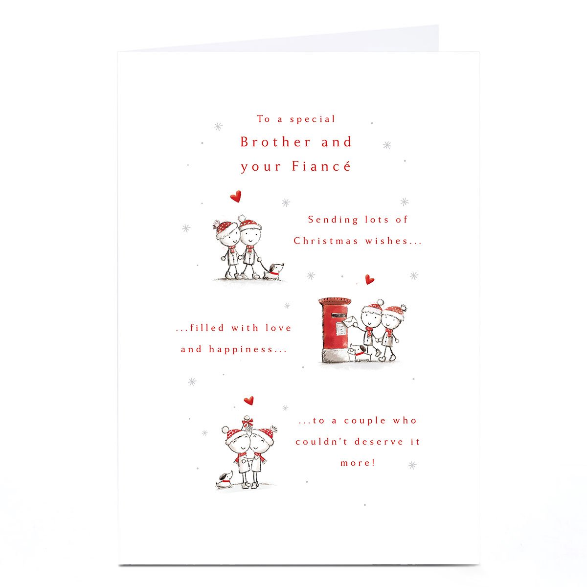 Christmas Card - A Special Brother And Your Fiance