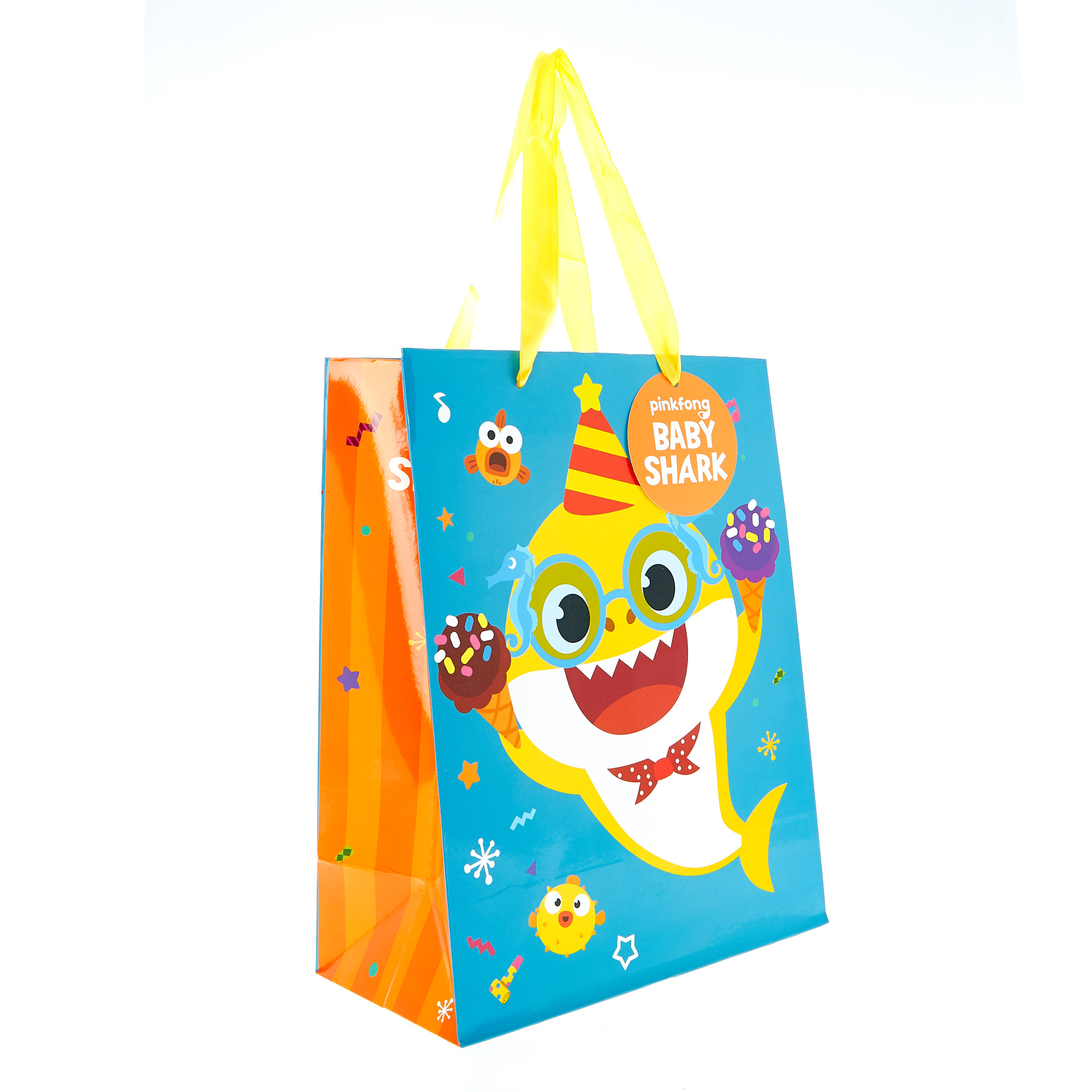 Large Portrait Gift Bag - Baby Shark Birthday