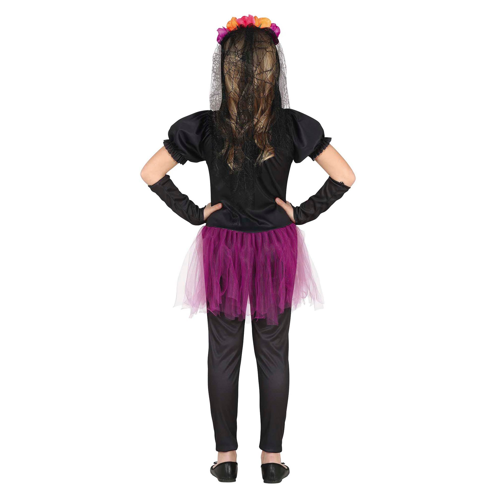 Flower Skeleton Children's Fancy Dress Costume