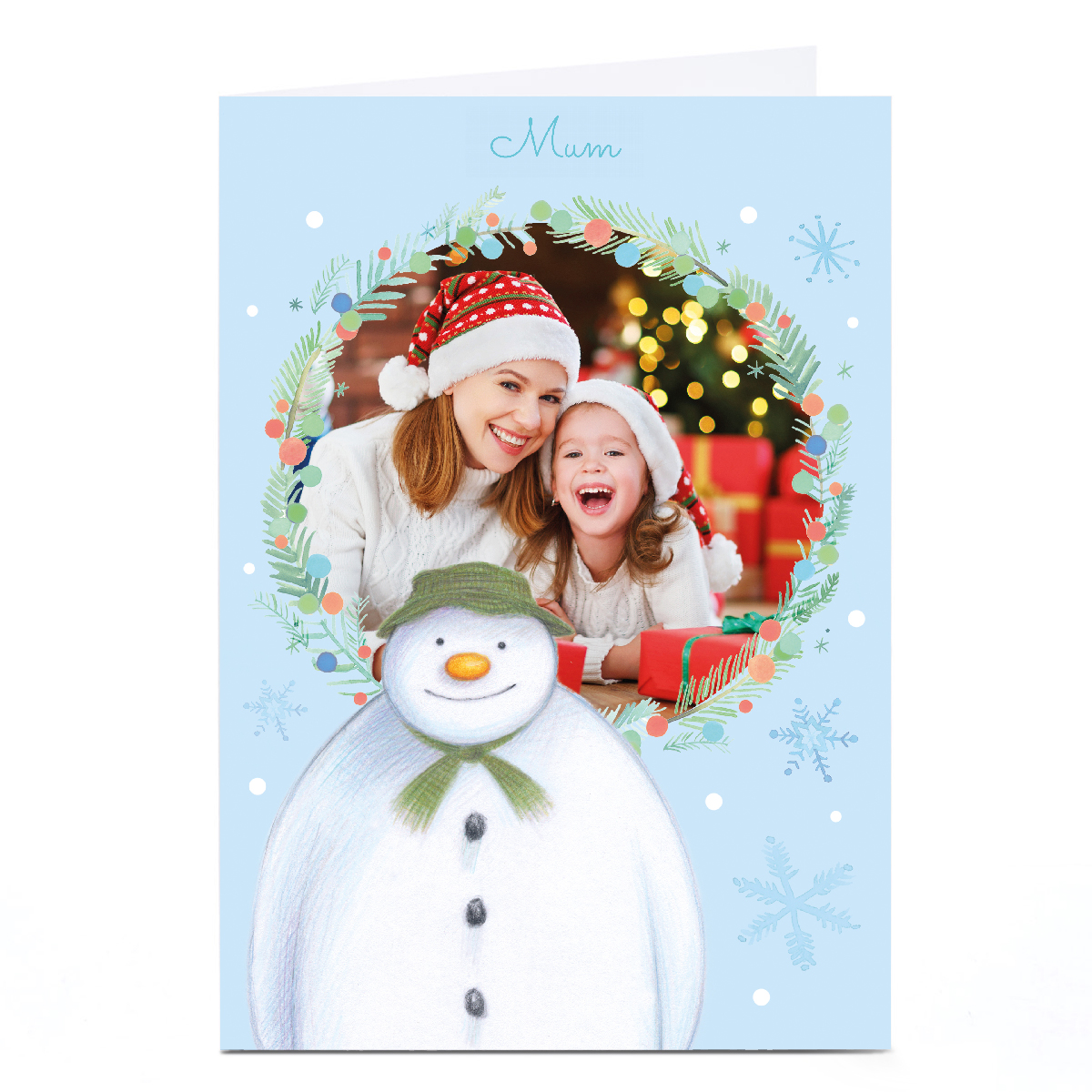 Photo Christmas Card - The Snowman, Mum