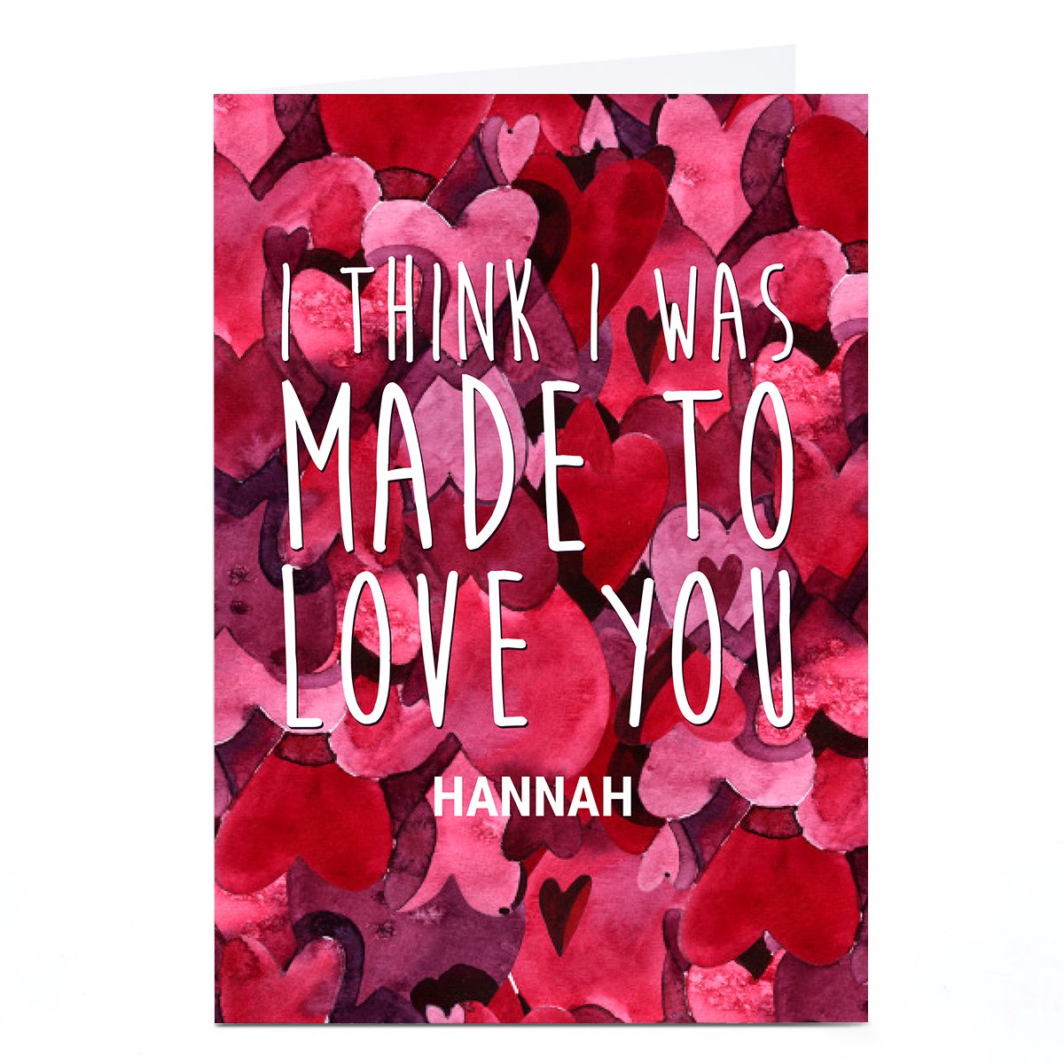 Personalised Punk Valentine's Day Card - Made To Love You