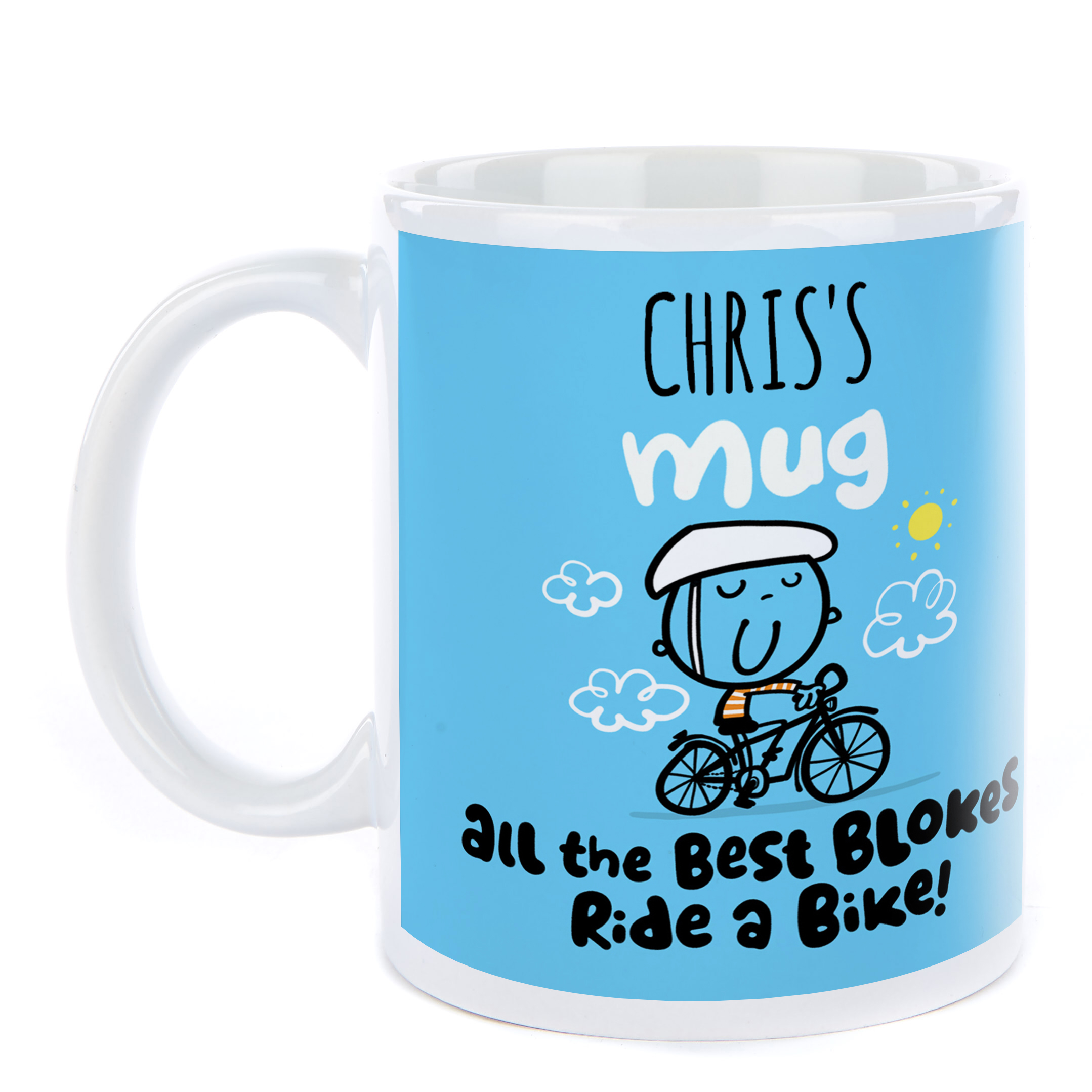 Personalised Fruitloops Mug - Ride A Bike