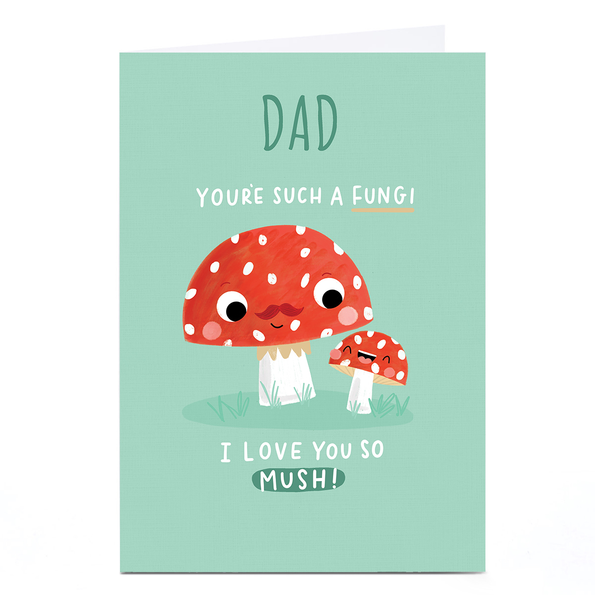 Personalised Jess Moorhouse Father's Day Card - Fungi