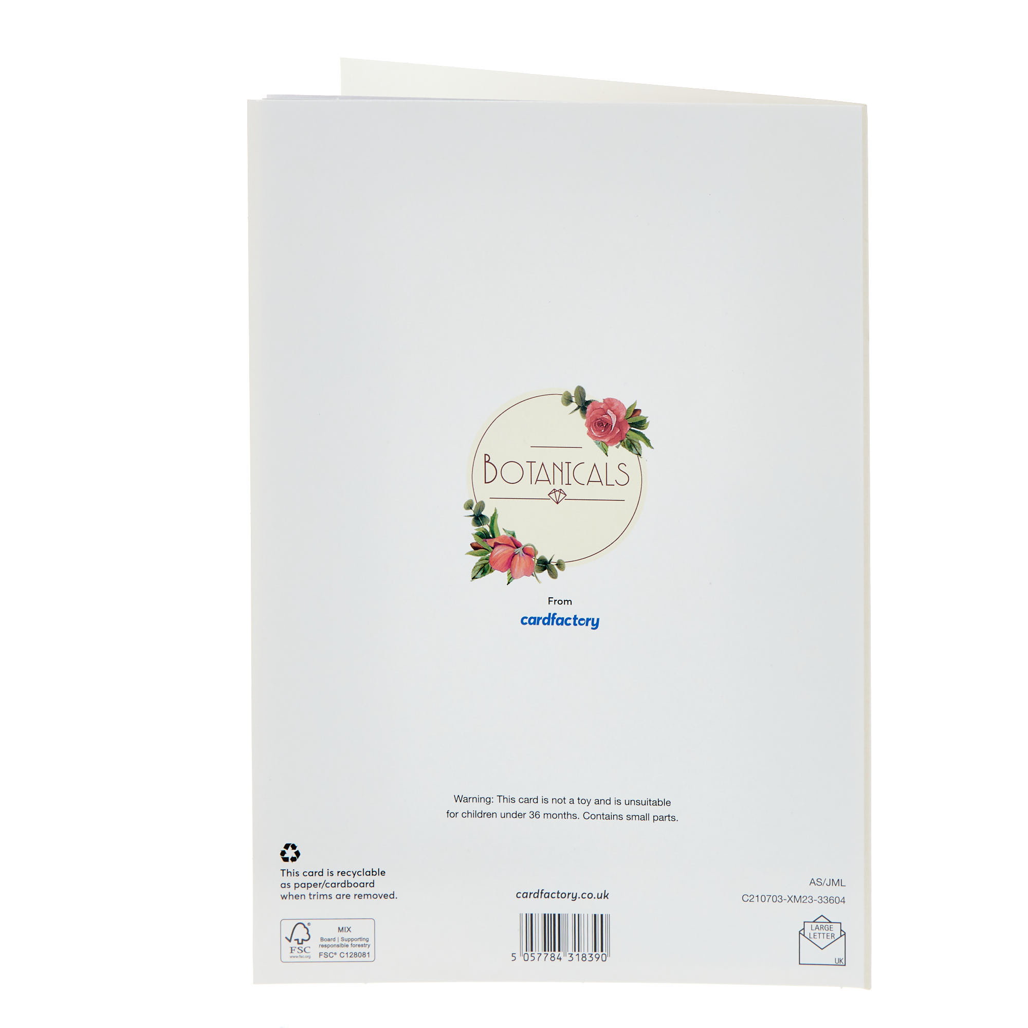 Mum & Dad Wreath & Robin Christmas Card