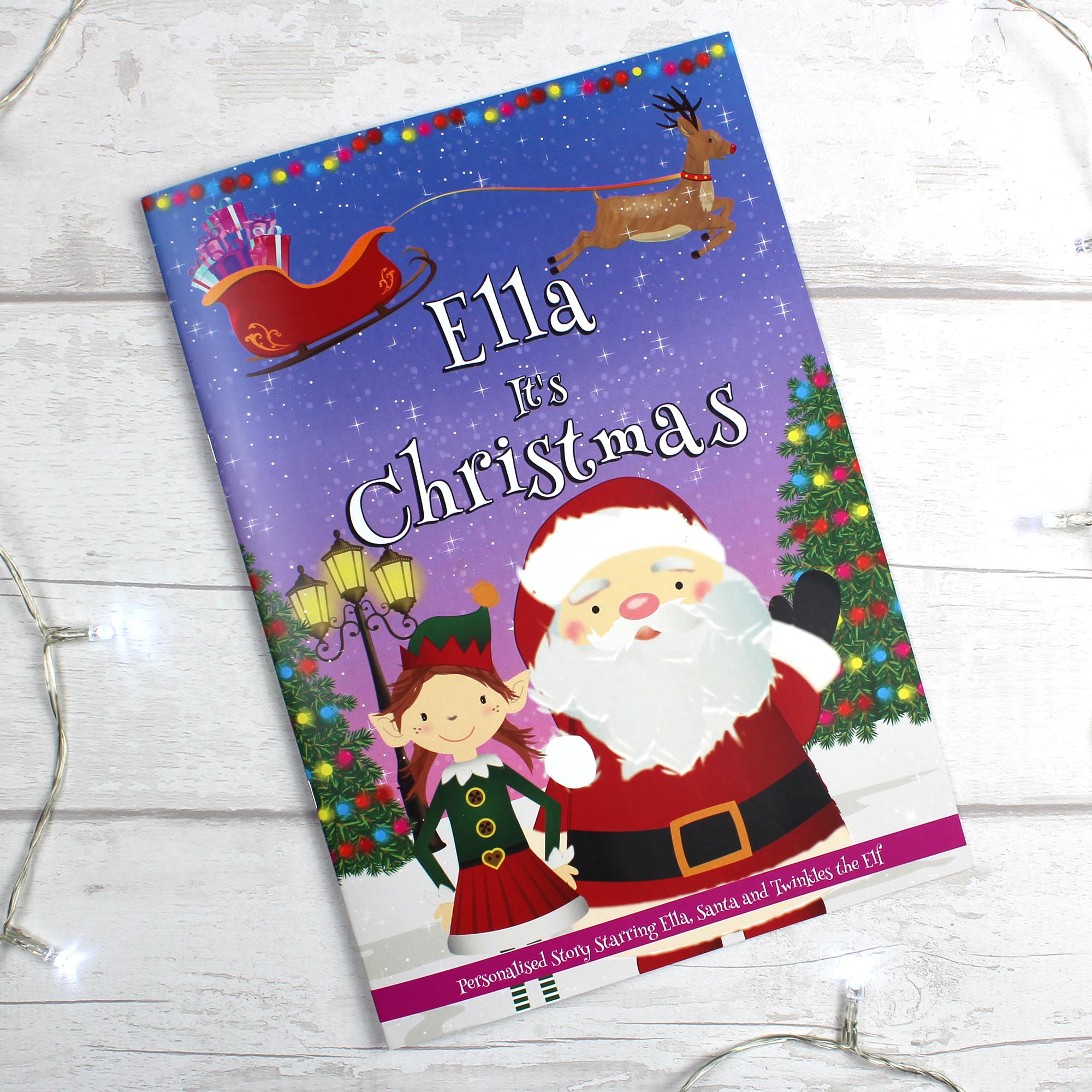 Personalised Girl's It's Christmas Story Book,  Personalised Girl's It's Christmas Story Book