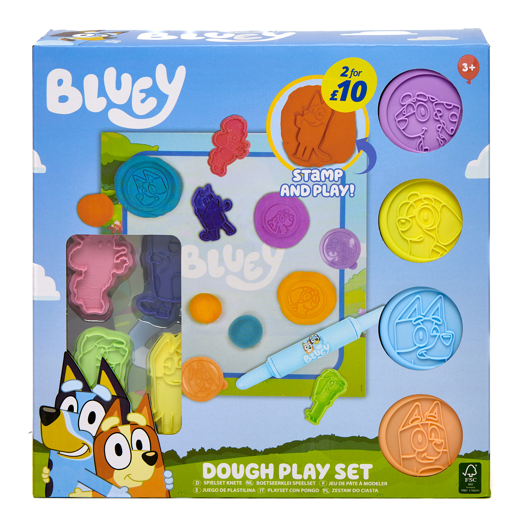 Bluey Dough Play Set