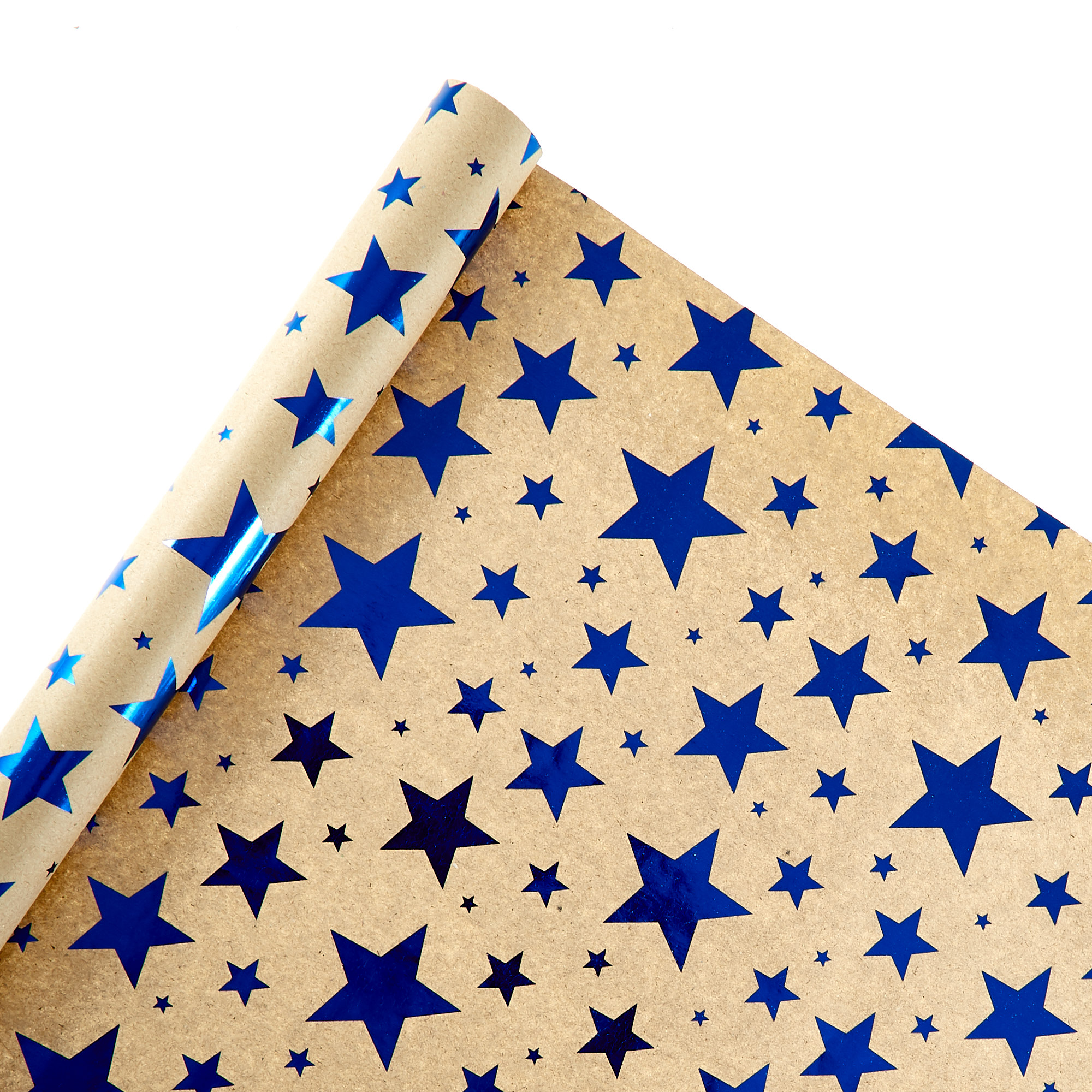Foil Stars & Spots Assorted Wrapping Paper - 4 Rolls 