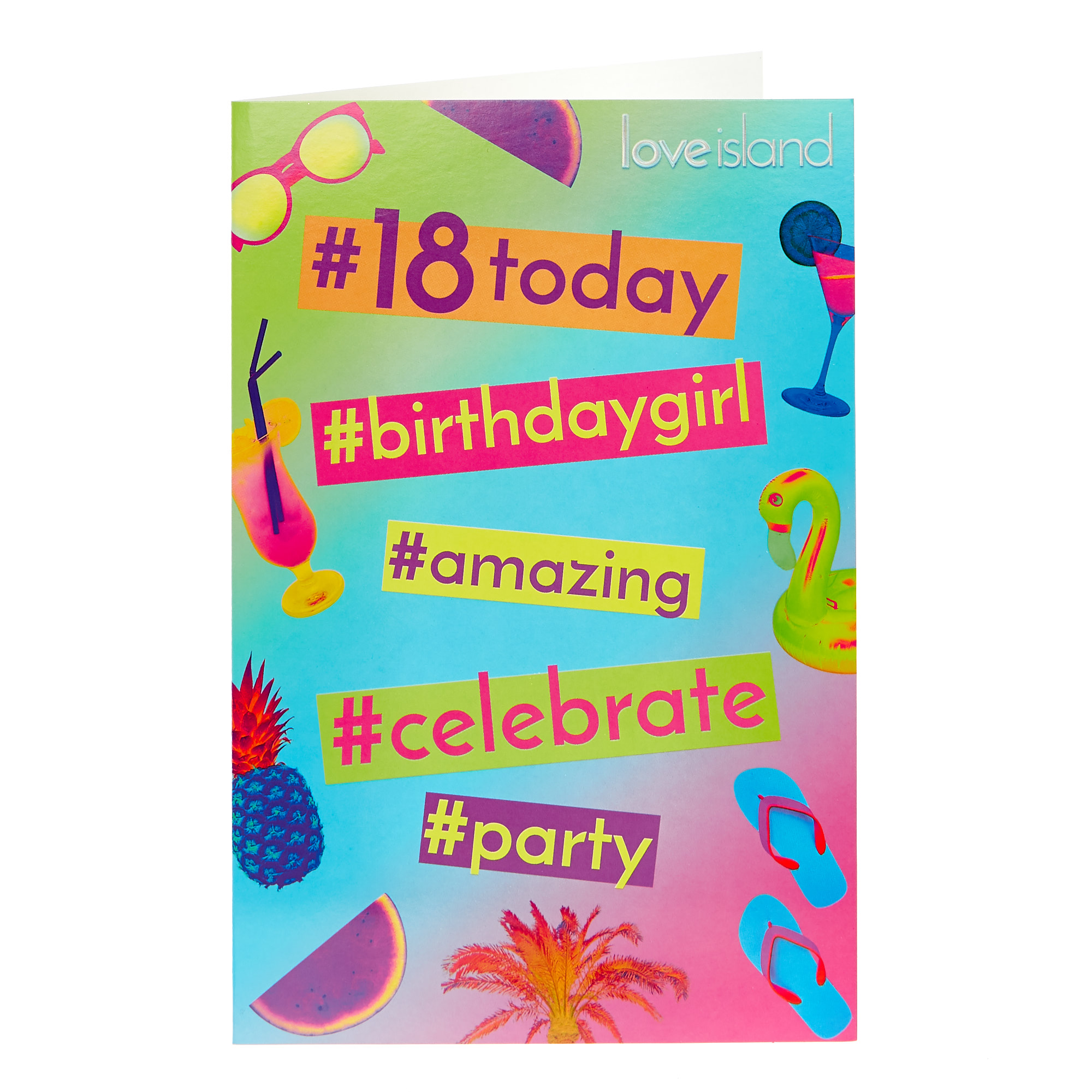 Love Island 18th Birthday Card