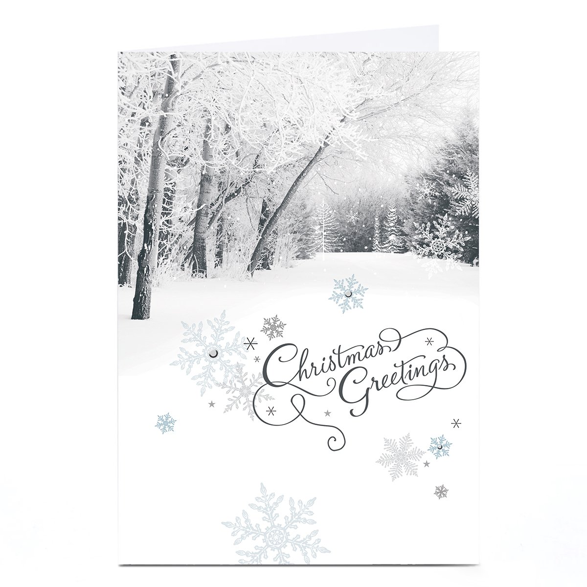 Personalised Christmas Card - Christmas Greetings