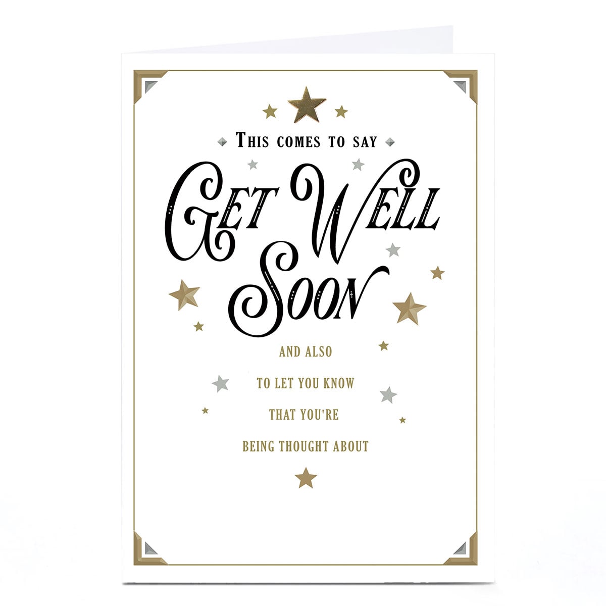 Personalised Get Well Card - Get Well Soon 