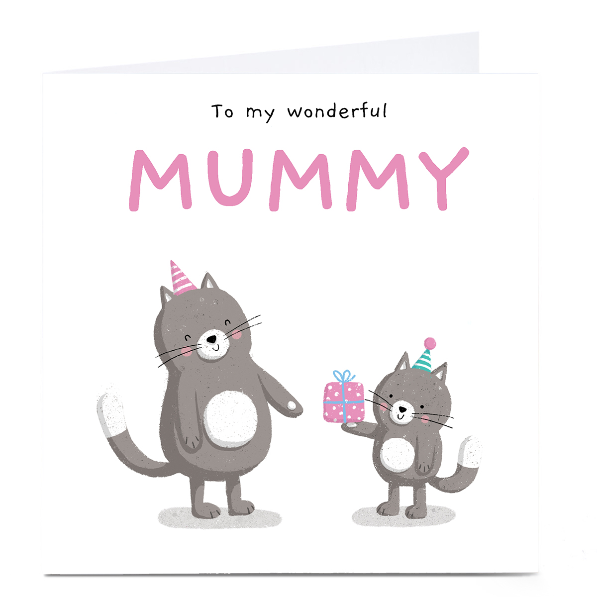 Personalised Dumpling Green Birthday Card - Mummy