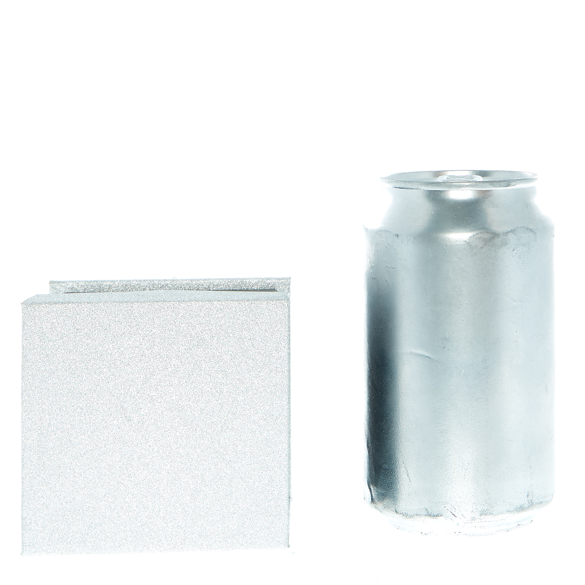 Silver Glitter Gift Boxes - Set Of 2 