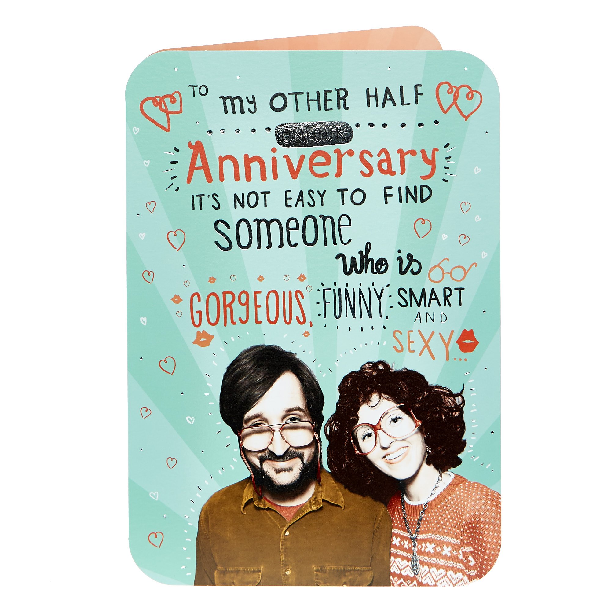 Buy Anniversary Card - To My Other Half for GBP 0.99 | Card Factory UK